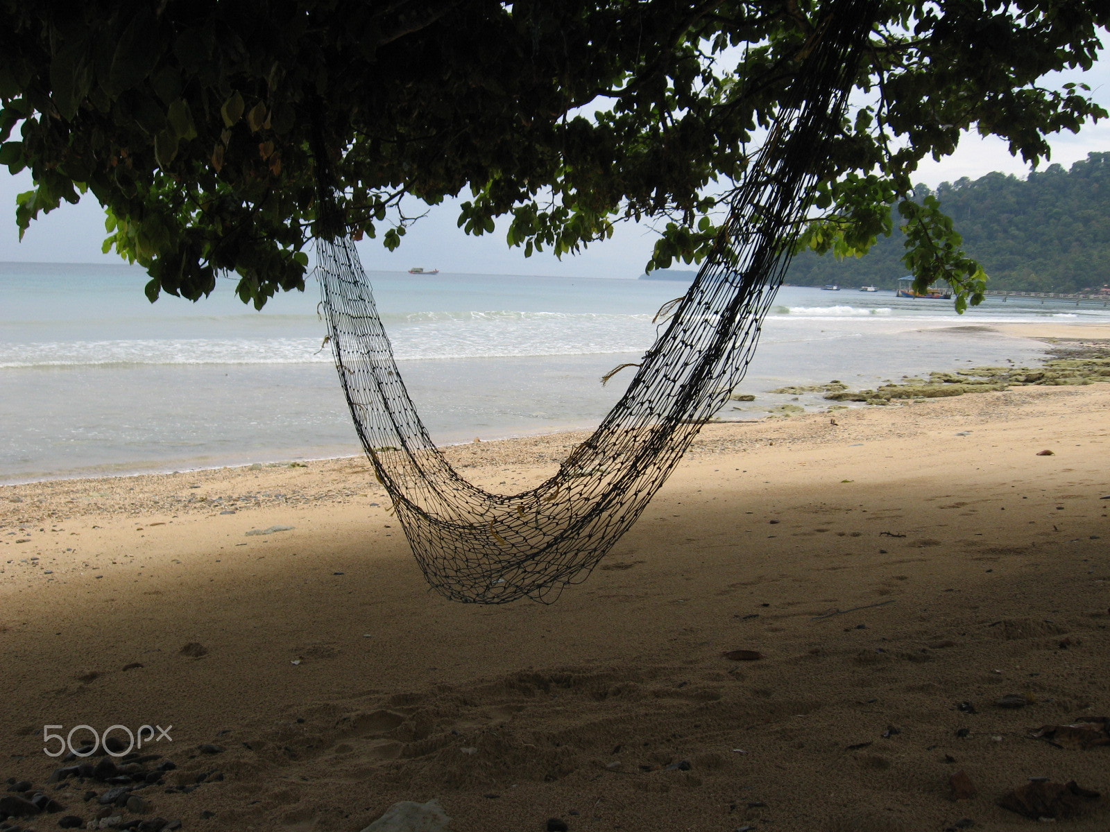 Canon POWERSHOT A550 sample photo. Hammock photography