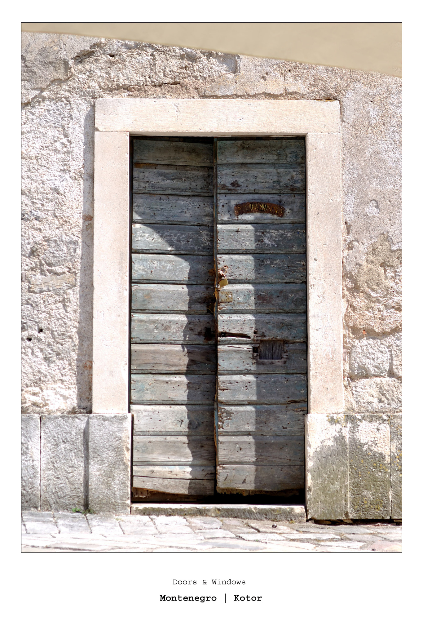 Adriatic Door 04, Kotor old town