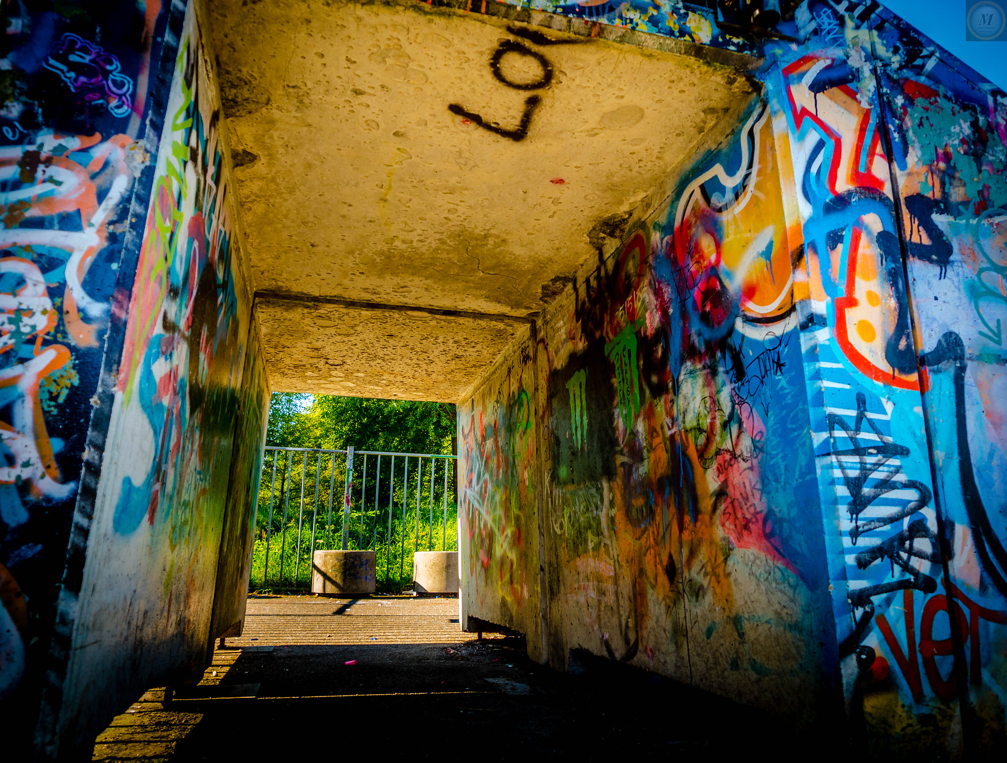 OLYMPUS M.12-50mm F3.5-6.3 sample photo. Beneath the skateboard ramp photography