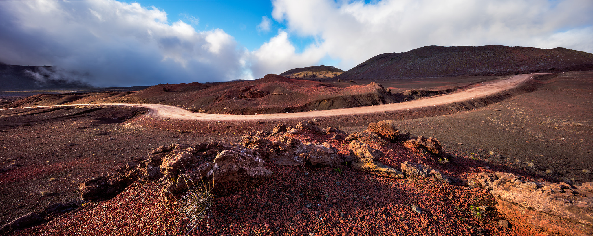 Canon EOS 5DS + Canon TS-E 17mm F4L Tilt-Shift sample photo. Volcano road photography