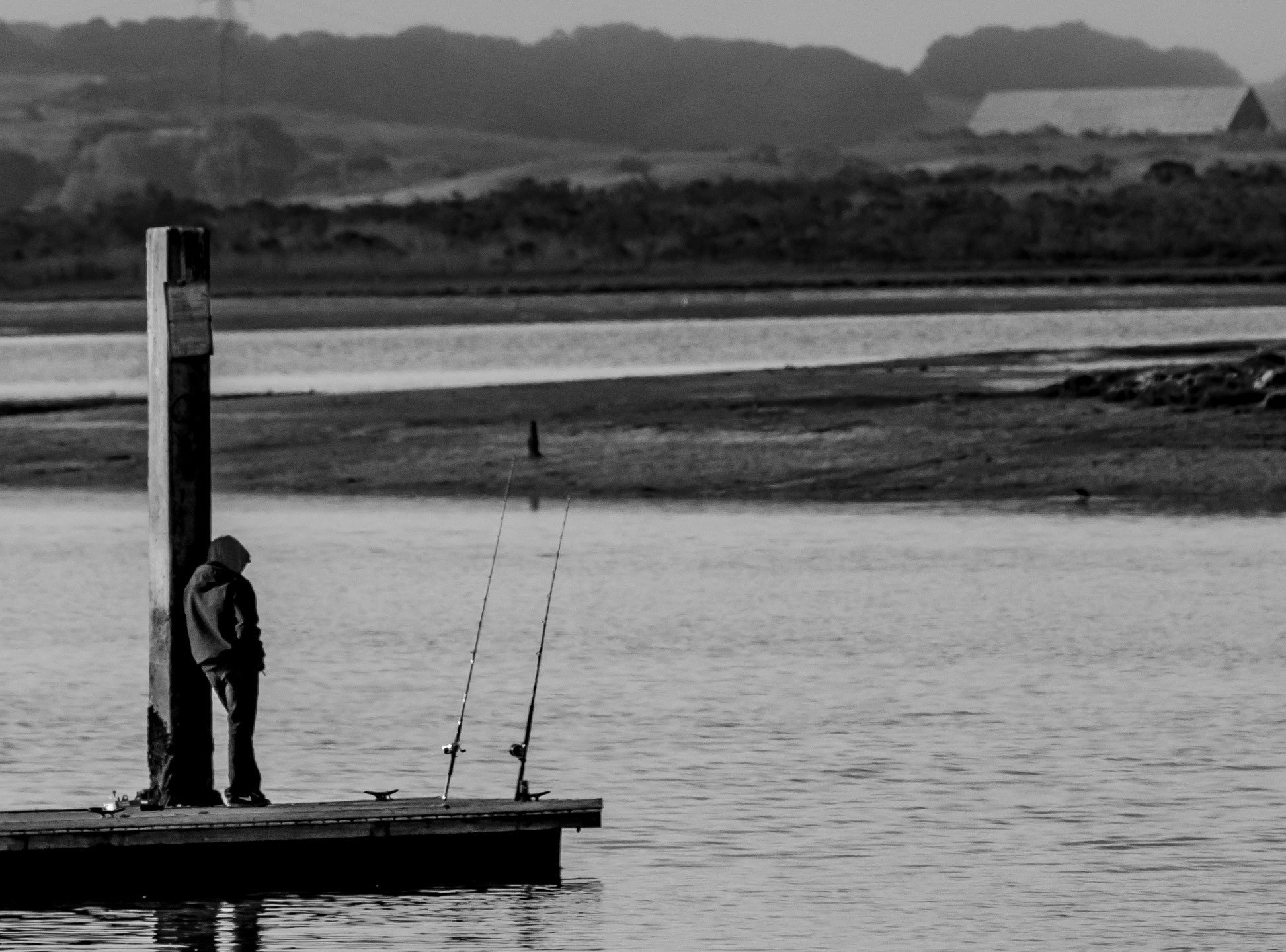 Canon EF 70-200mm F4L IS USM sample photo. Fisherman photography