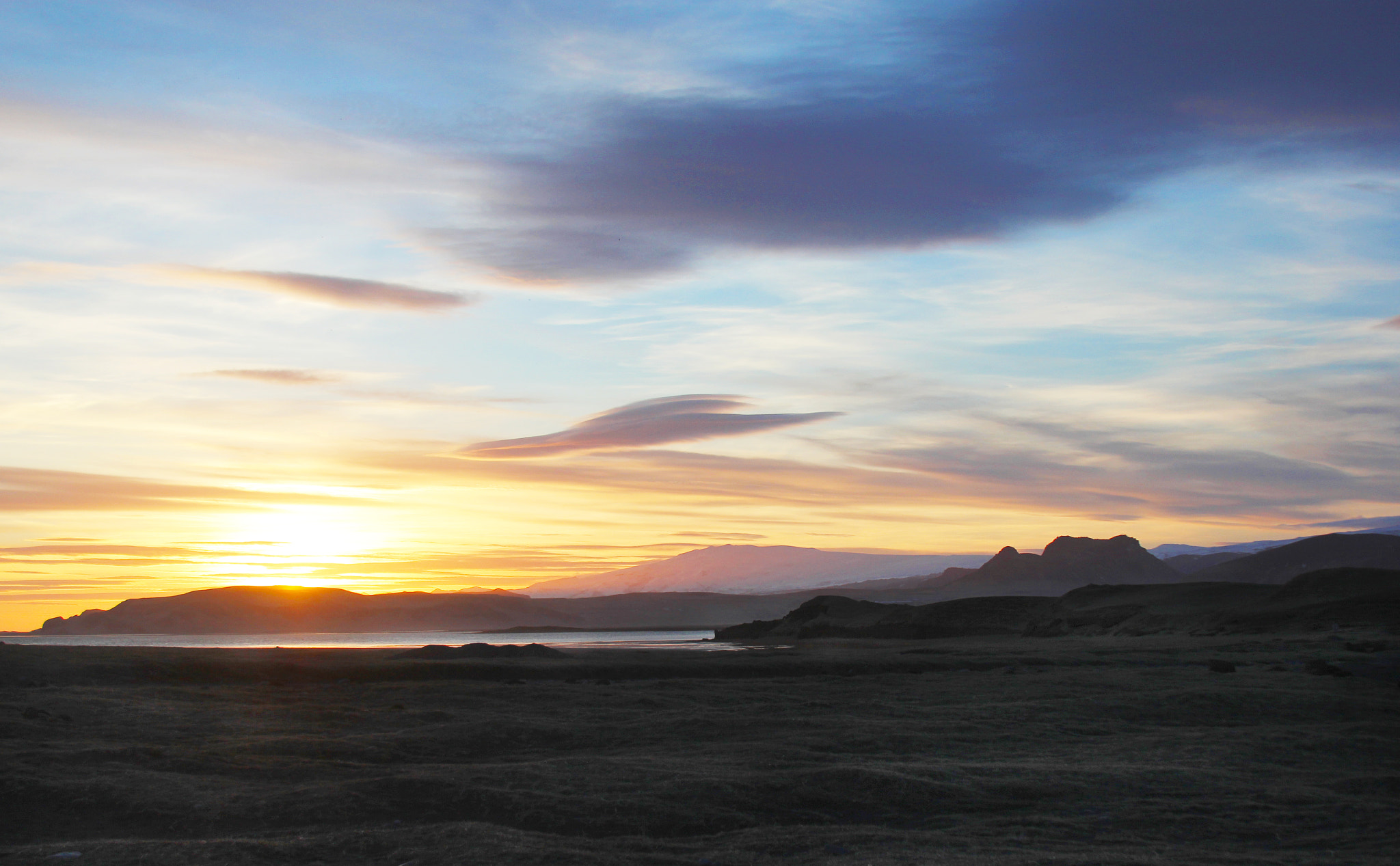 Canon EF 28-135mm F3.5-5.6 IS USM sample photo. Pastel sunset over reynisfjara ii, iceland photography