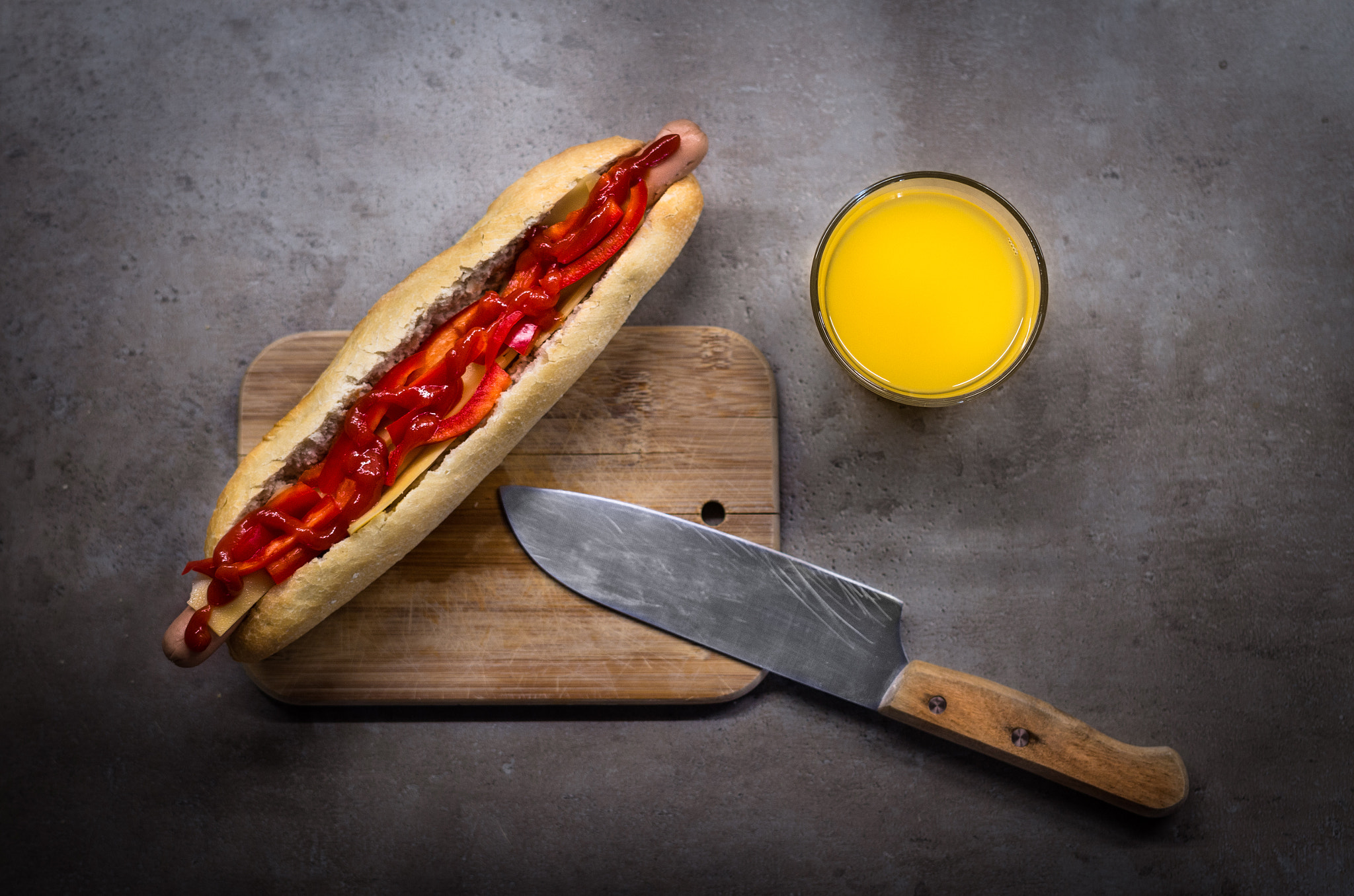 Pentax K-50 + A Series Lens sample photo. Morning sandwich photography