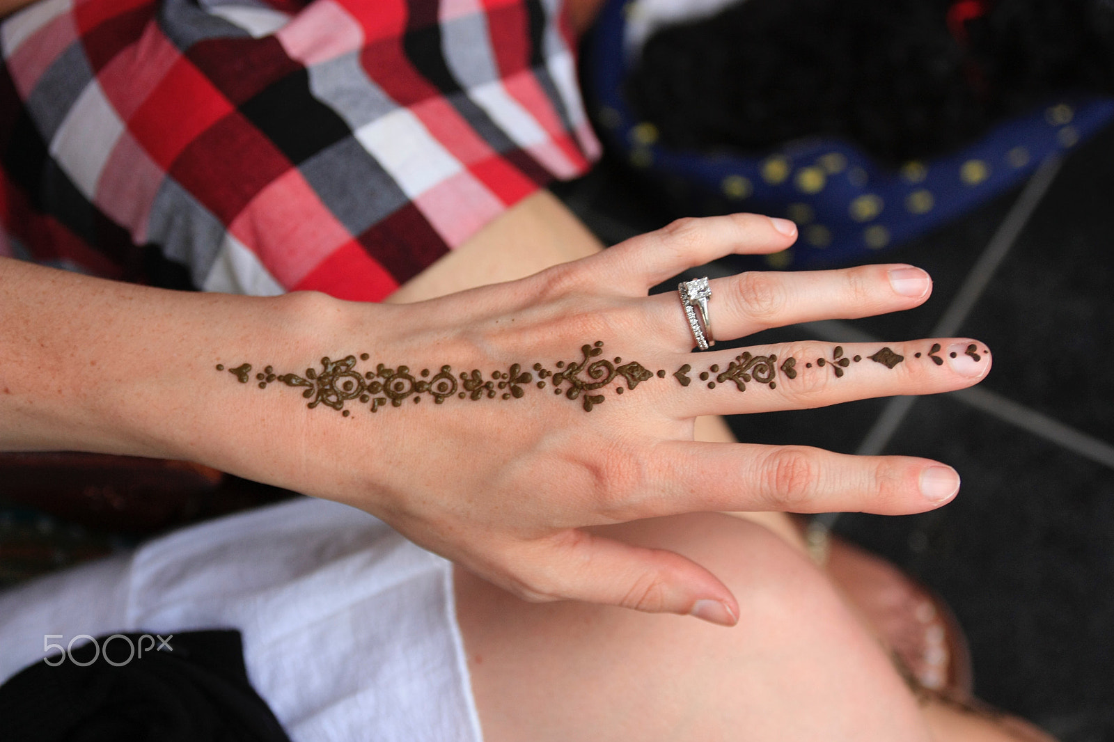 Canon EOS 450D (EOS Rebel XSi / EOS Kiss X2) sample photo. Henna tattoo photography