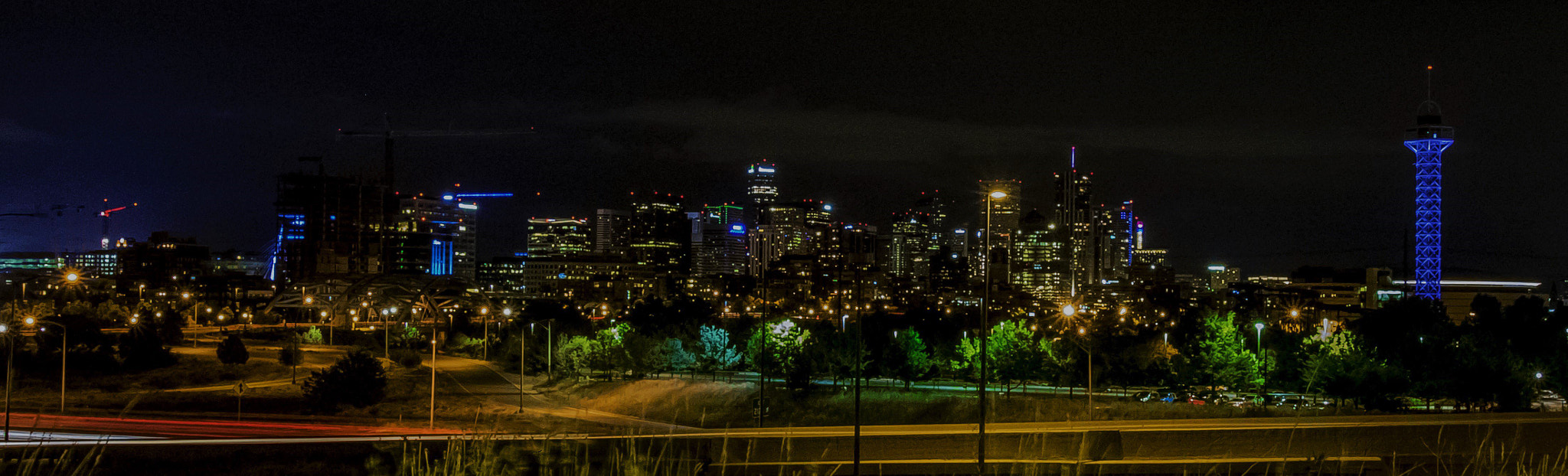 Canon EOS 760D (EOS Rebel T6s / EOS 8000D) sample photo. Denver skyline photography