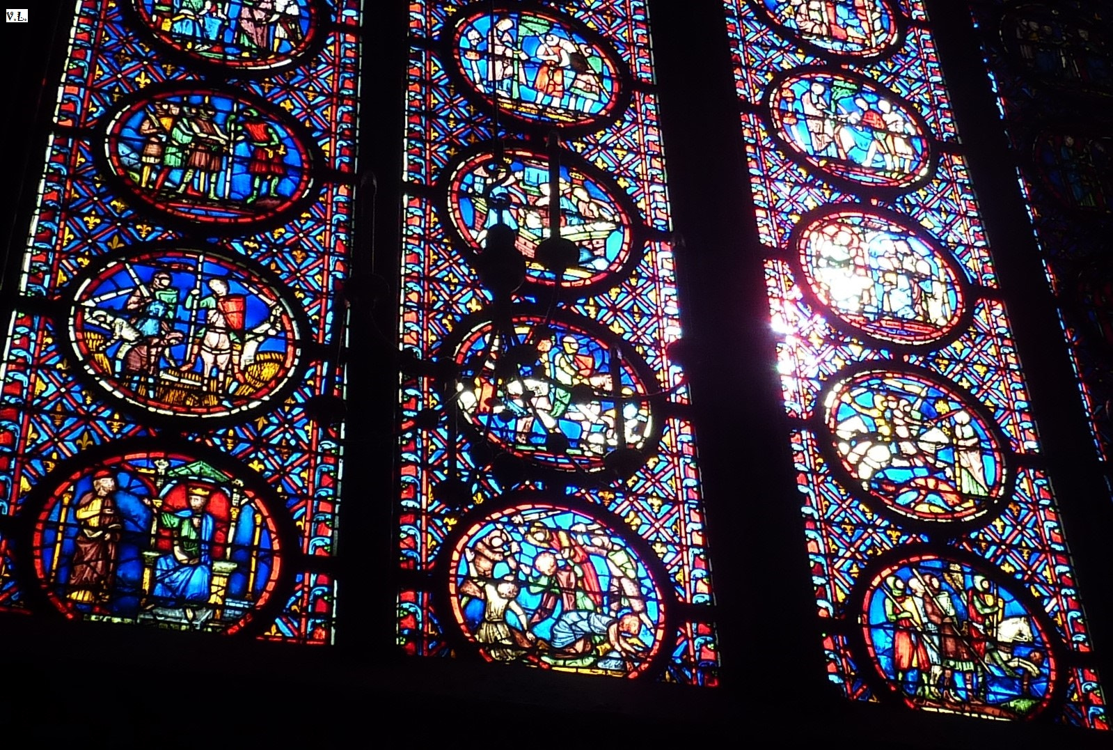 Panasonic DMC-ZS1 sample photo. Vitrail sainte chapelle, paris photography