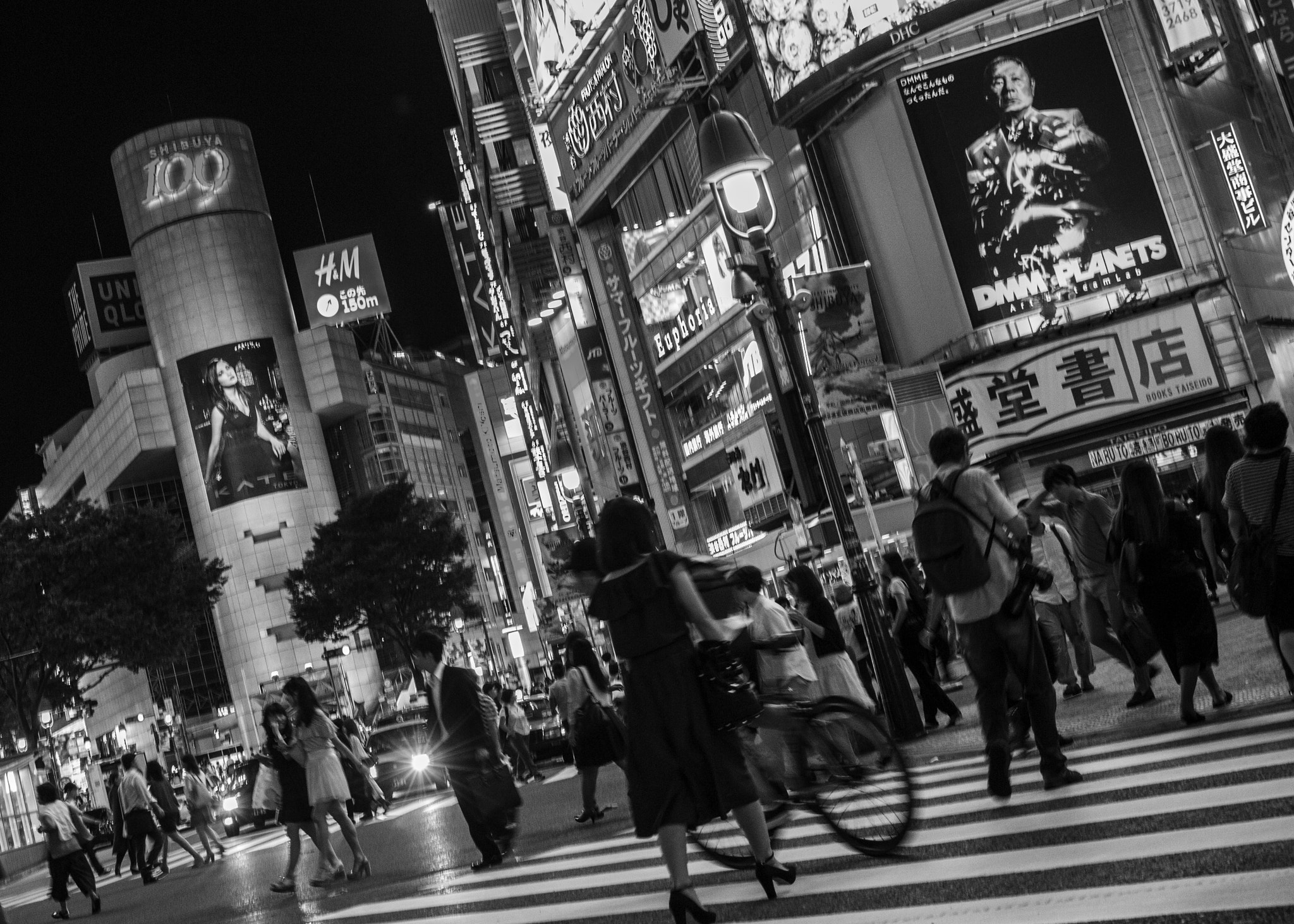 Canon EOS 100D (EOS Rebel SL1 / EOS Kiss X7) sample photo. Shibuya junction photography
