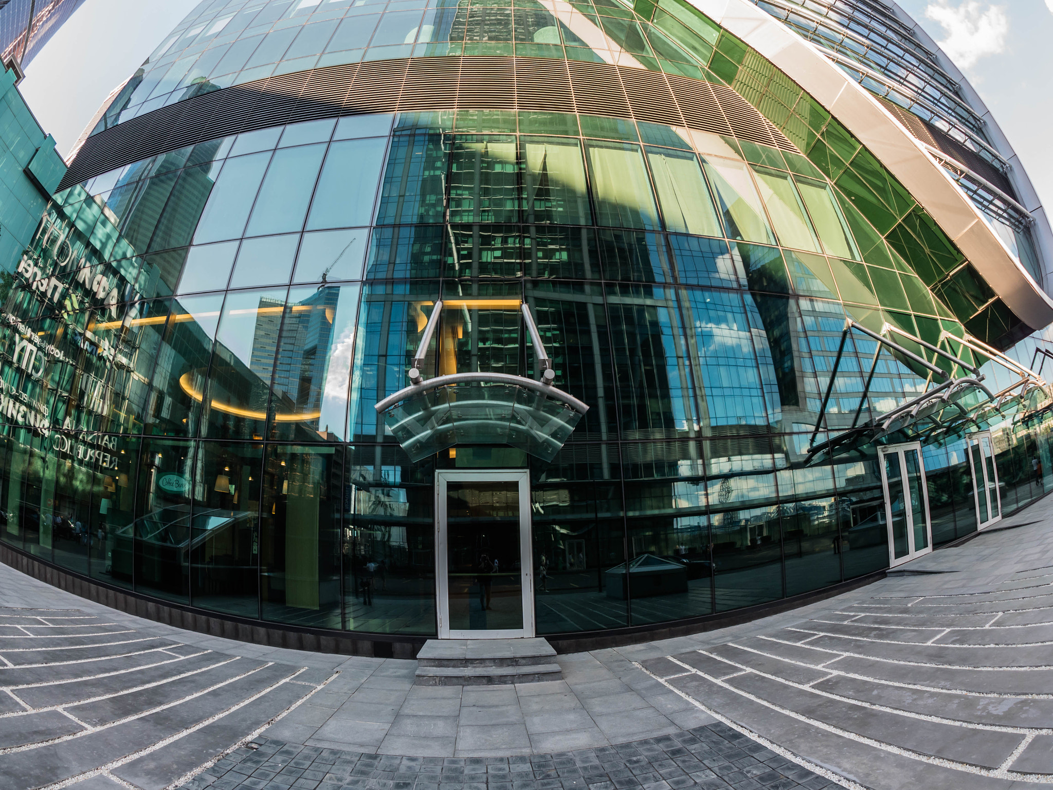 Panasonic Lumix DMC-GH4 + OLYMPUS M.8mm F1.8 sample photo. Entrance into business center photography