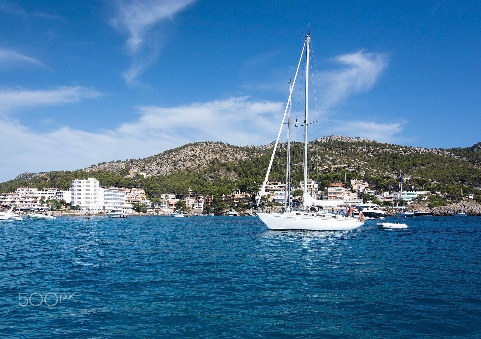 Nikon D7100 + Sigma 18-125mm F3.8-5.6 DC OS HSM sample photo. Blue azure sant elm mallorca photography