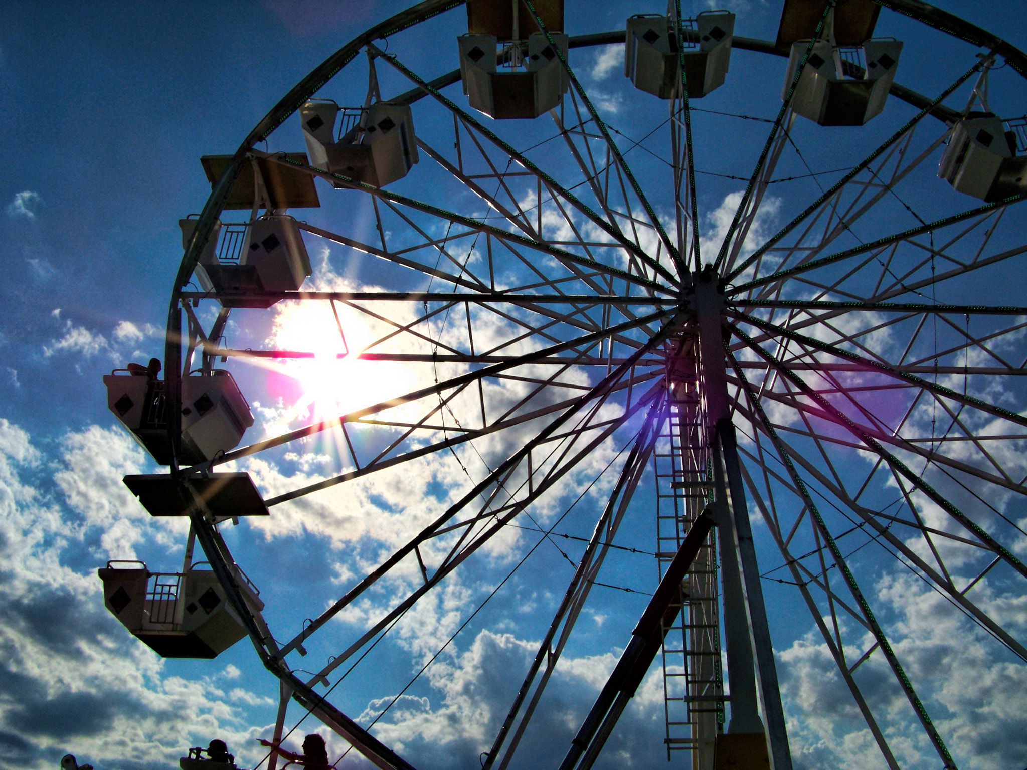 Kodak Z812 IS ZOOM DIGITAL CAMERA sample photo. Ferris wheel photography