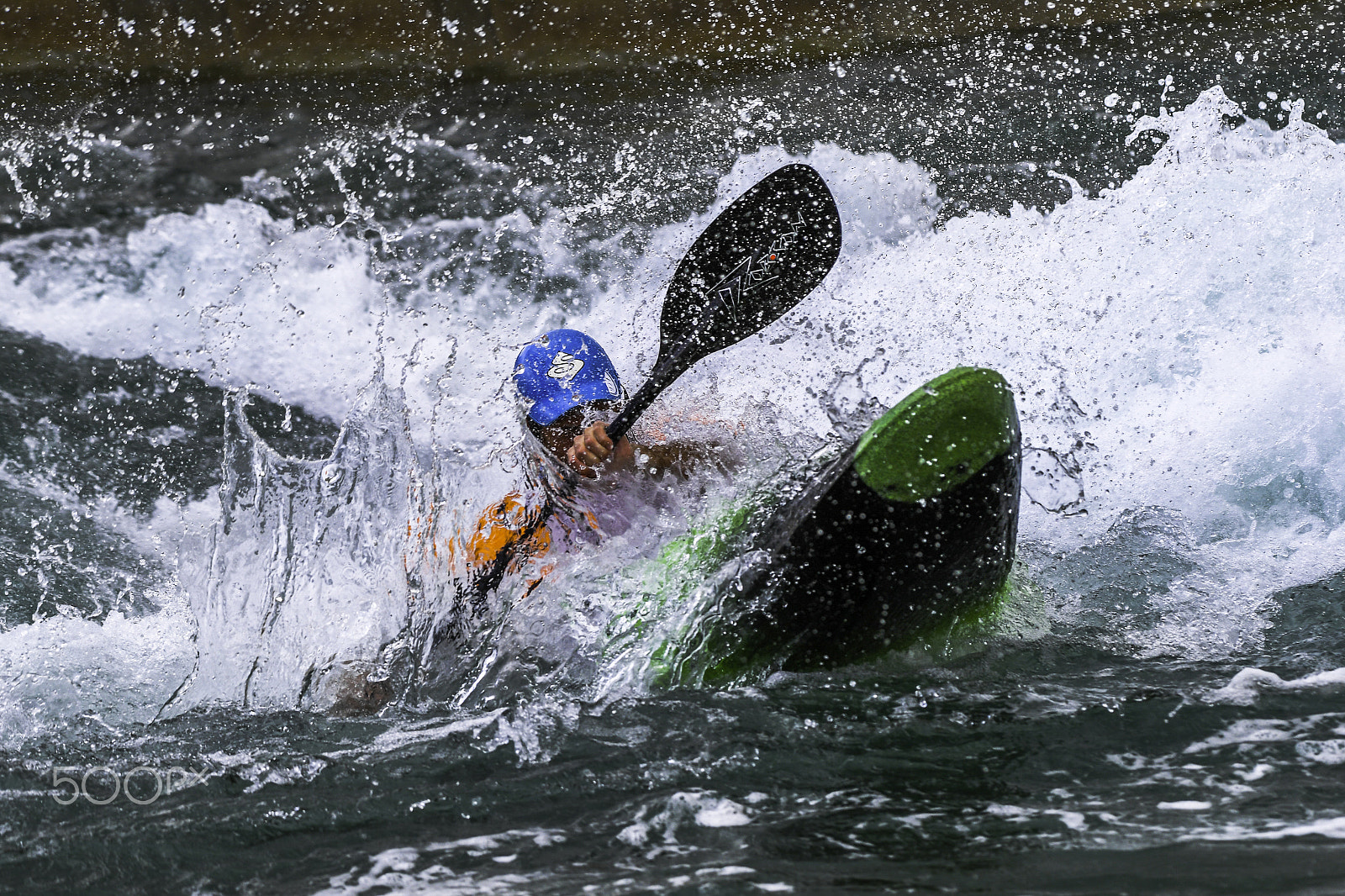 Nikon AF-S Nikkor 200-500mm F5.6E ED VR sample photo. Rapids madness photography
