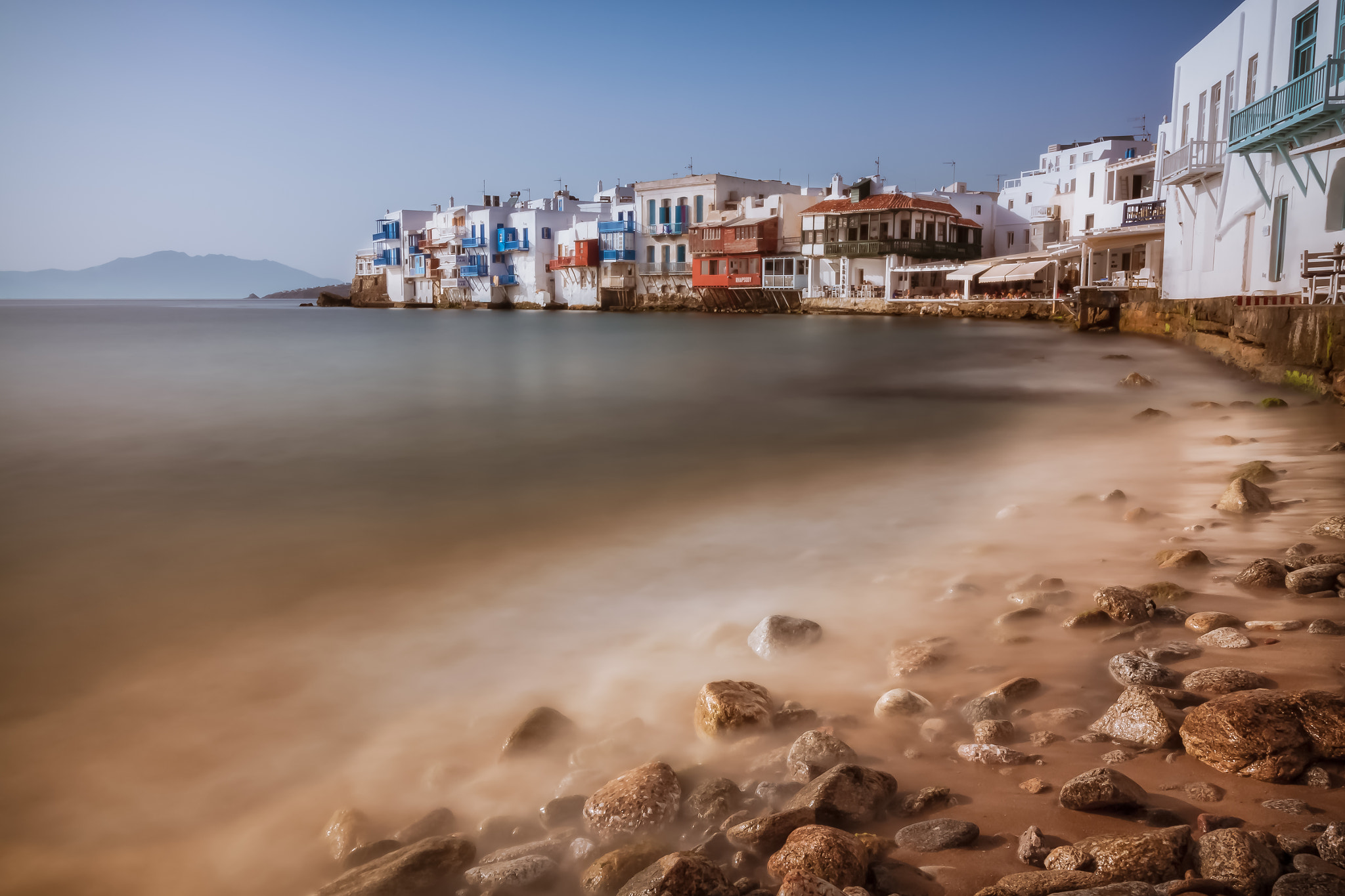 Canon EOS 500D (EOS Rebel T1i / EOS Kiss X3) sample photo. Little venice - mykonos photography