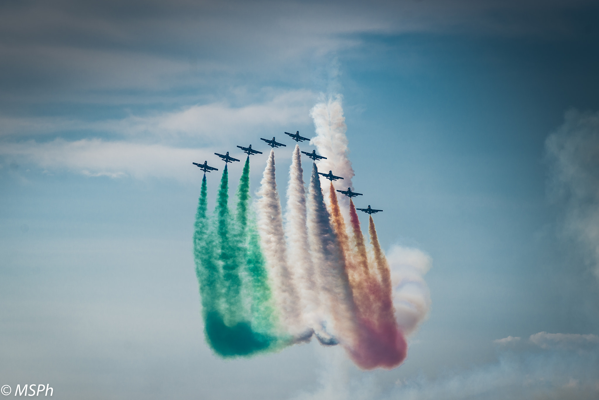 Nikon D610 + Nikon AF Nikkor 180mm F2.8D ED-IF sample photo. Frecce tricolori photography