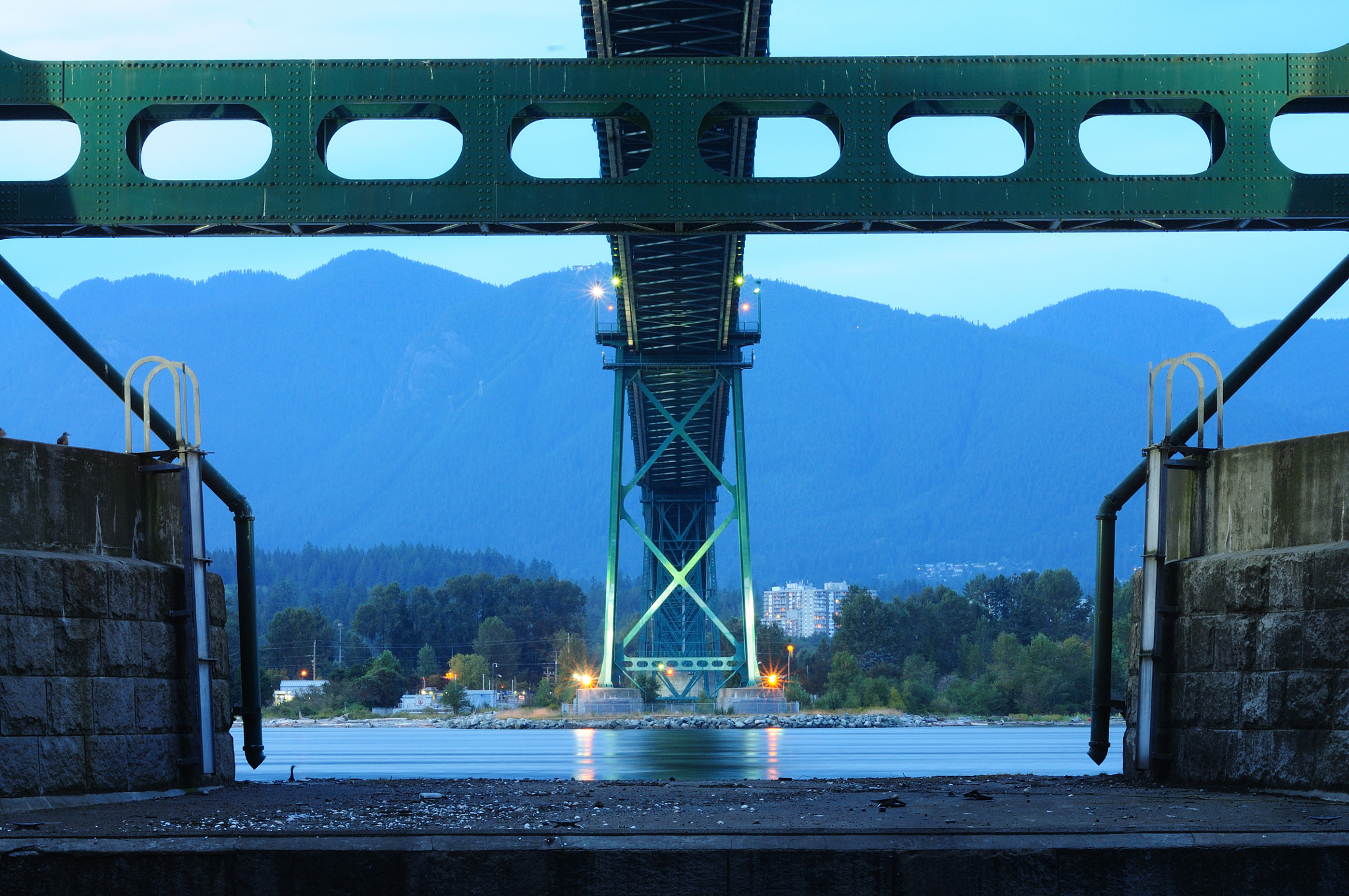 Nikon D300 + Nikon AF Micro-Nikkor 60mm F2.8D sample photo. Lions gate bridge photography