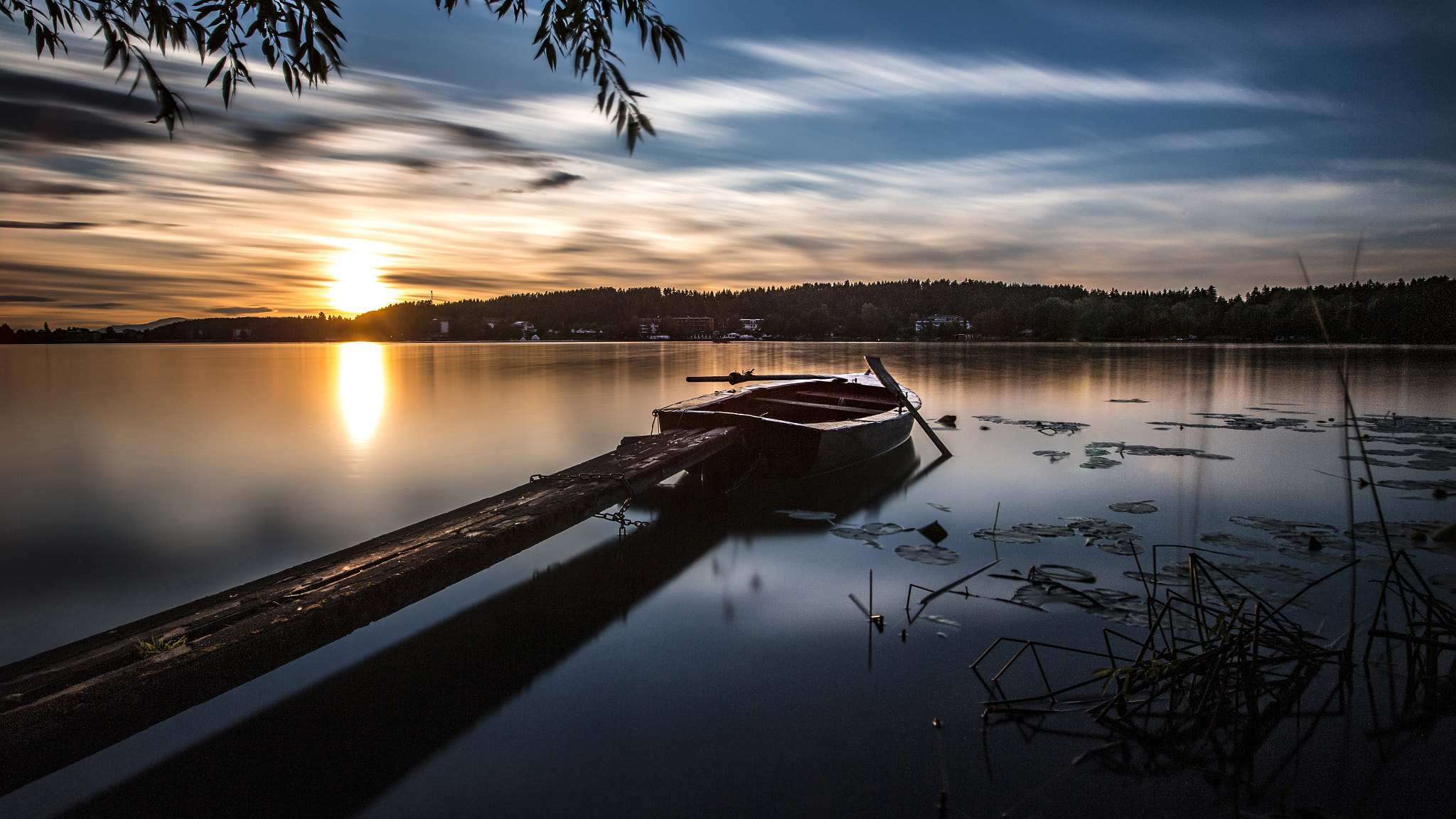 Canon EOS-1D X + Canon EF 16-35mm F2.8L USM sample photo. Sunset- lake klopein photography