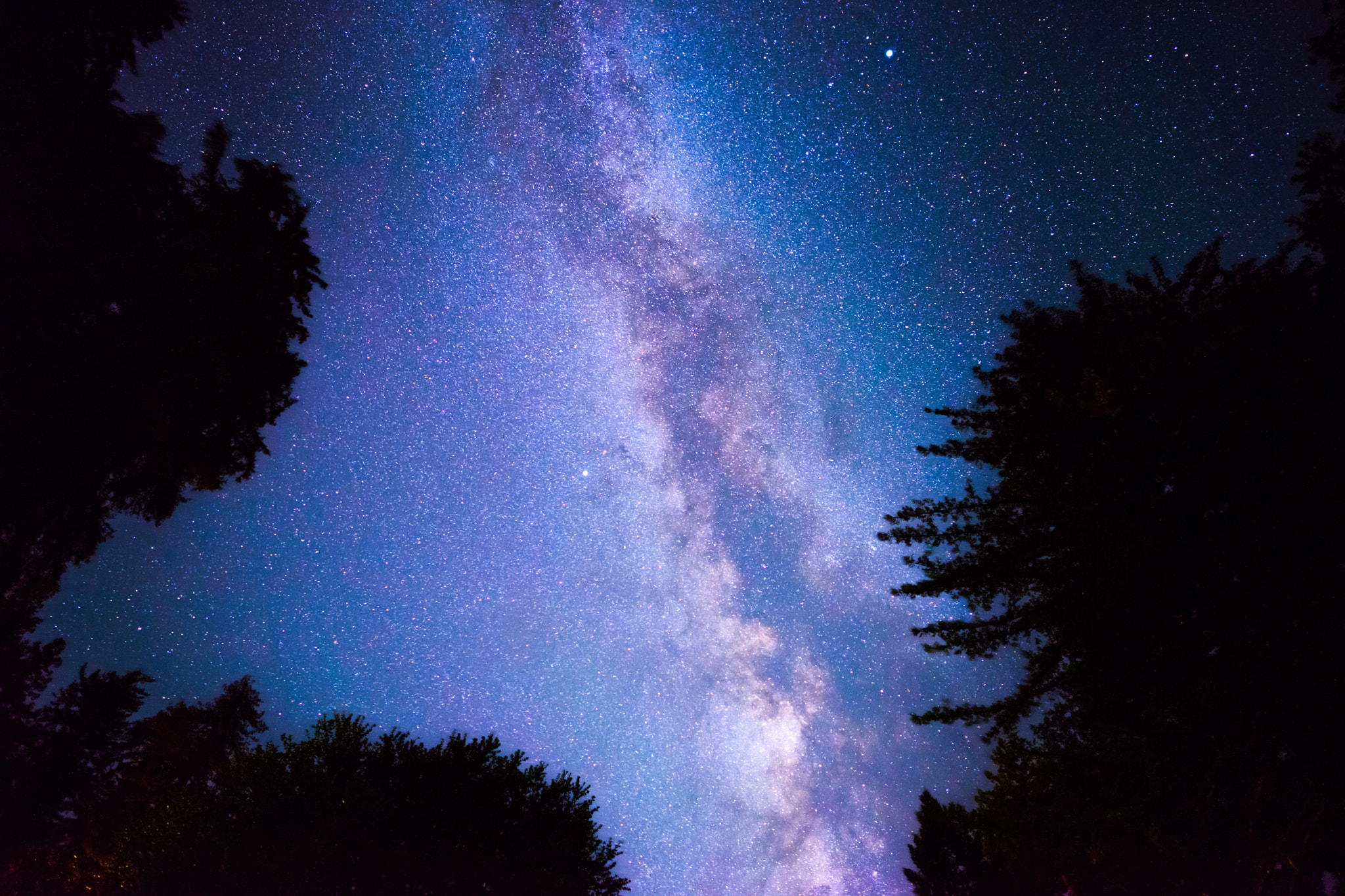 E 21mm F2.8 sample photo. Milky way photography