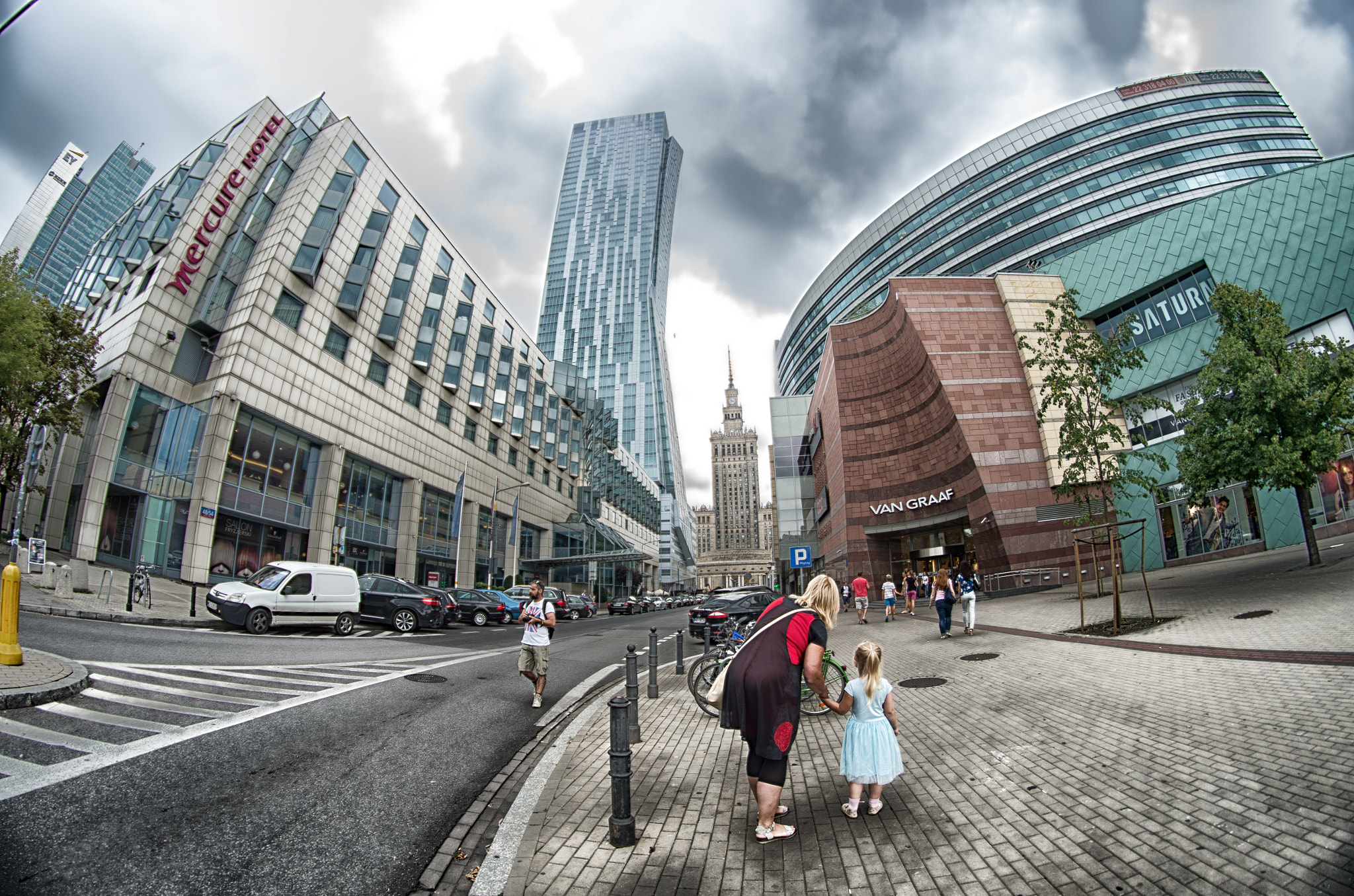 Pentax K-5 IIs + A Series Lens sample photo. Warsaw skyline photography
