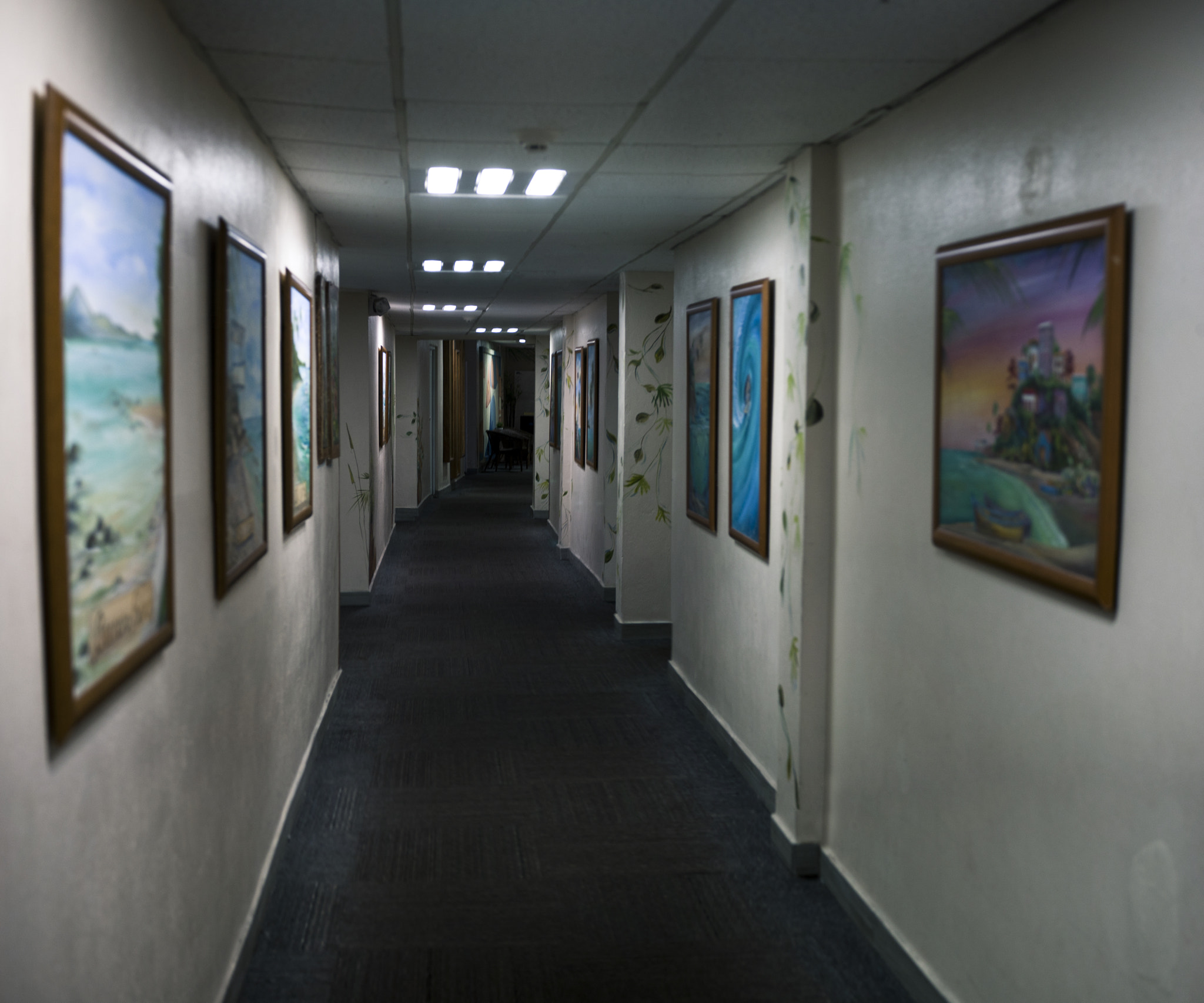 Nikon D50 sample photo. Hallway photography