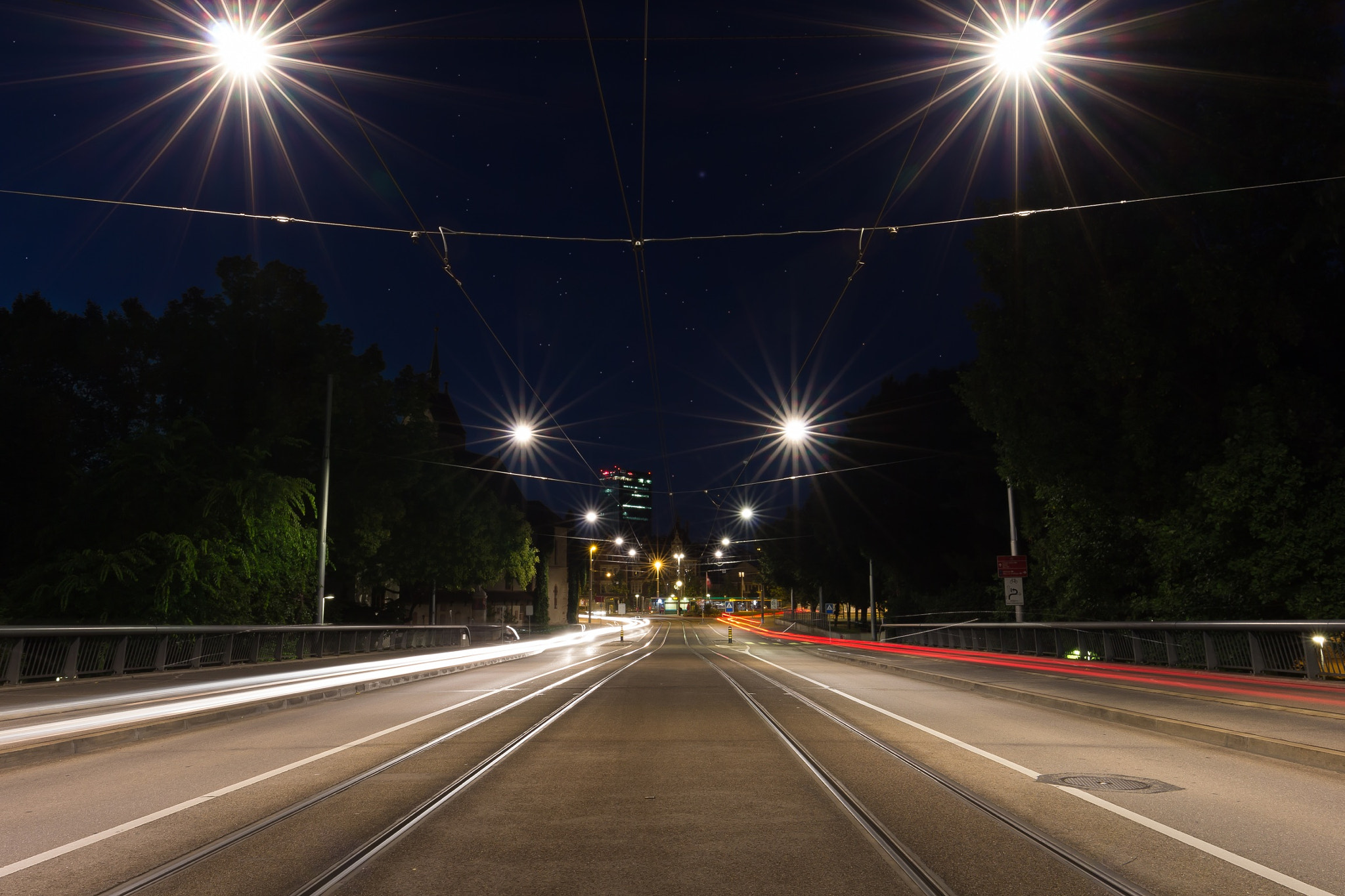 Canon EOS 60D + Canon EF 16-35mm F4L IS USM sample photo. Basel by night photography