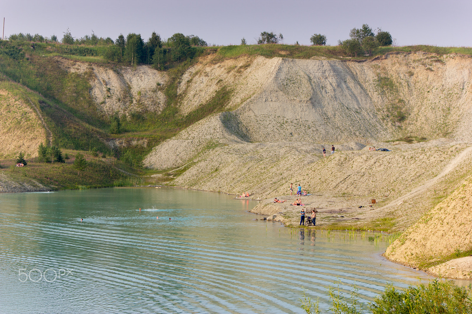 Canon EF 75-300mm f/4-5.6 USM sample photo. Beautiful landscape of lake, uchta photography