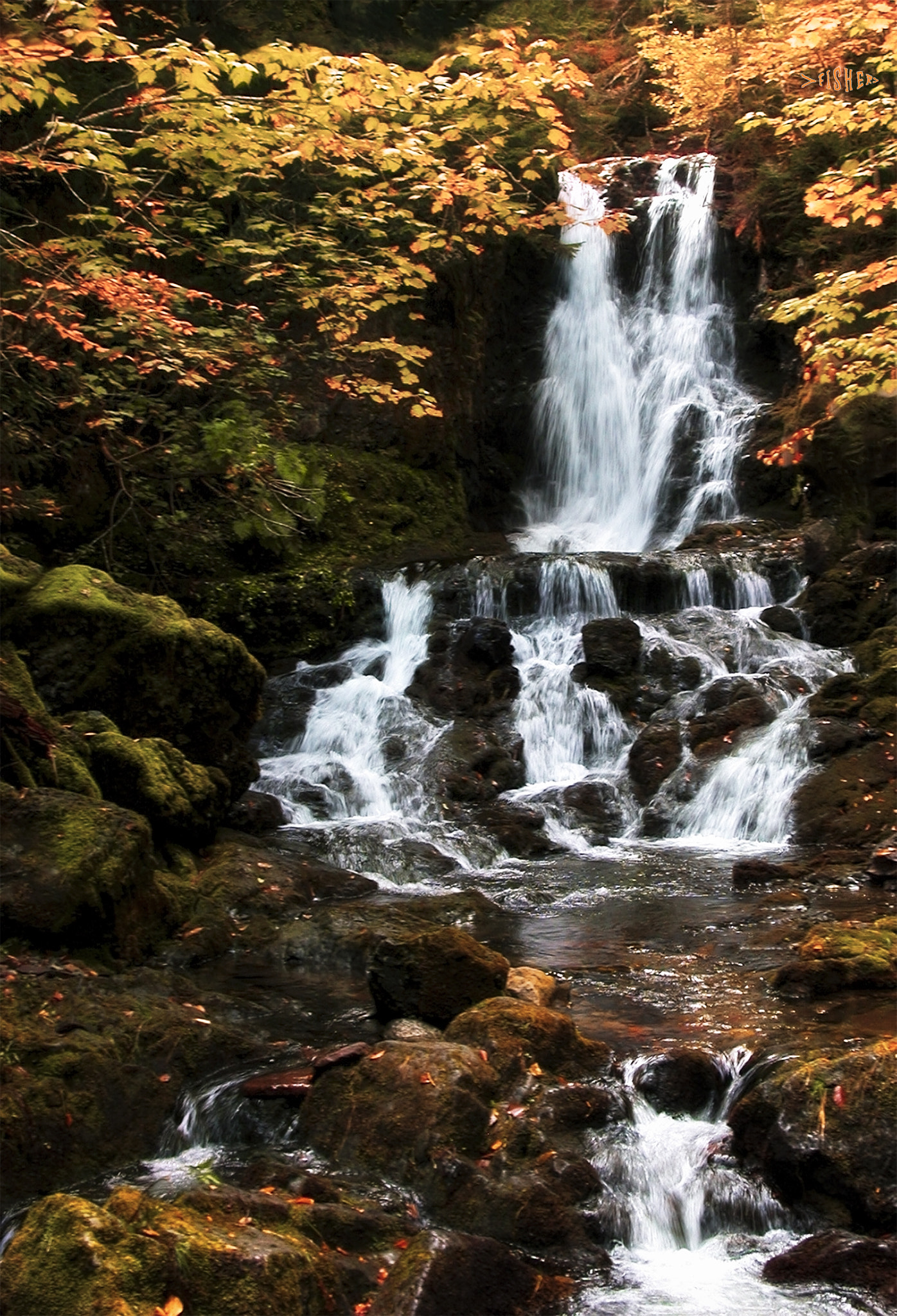 Nikon E995 sample photo. Falls in new york photography