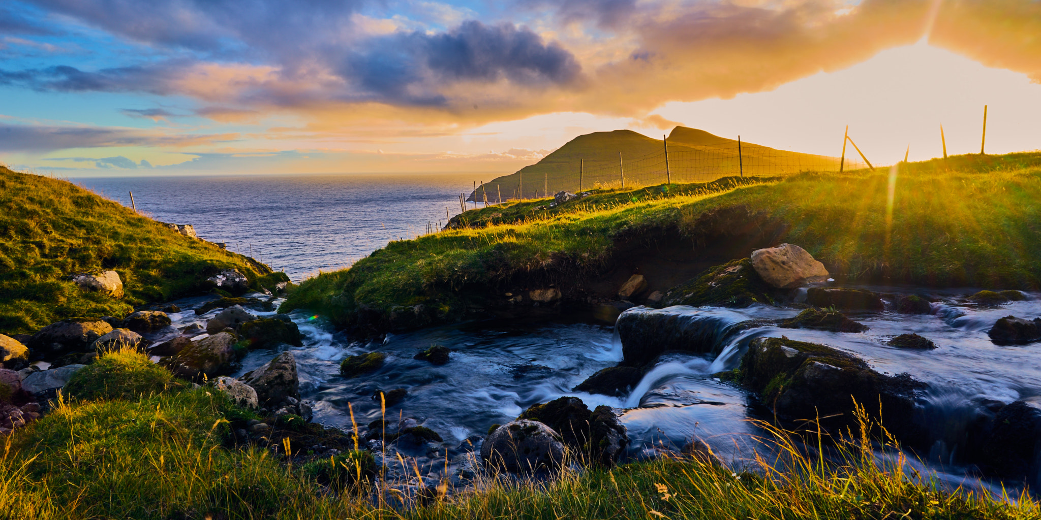 Sony a7 sample photo. Sunset on vagar photography