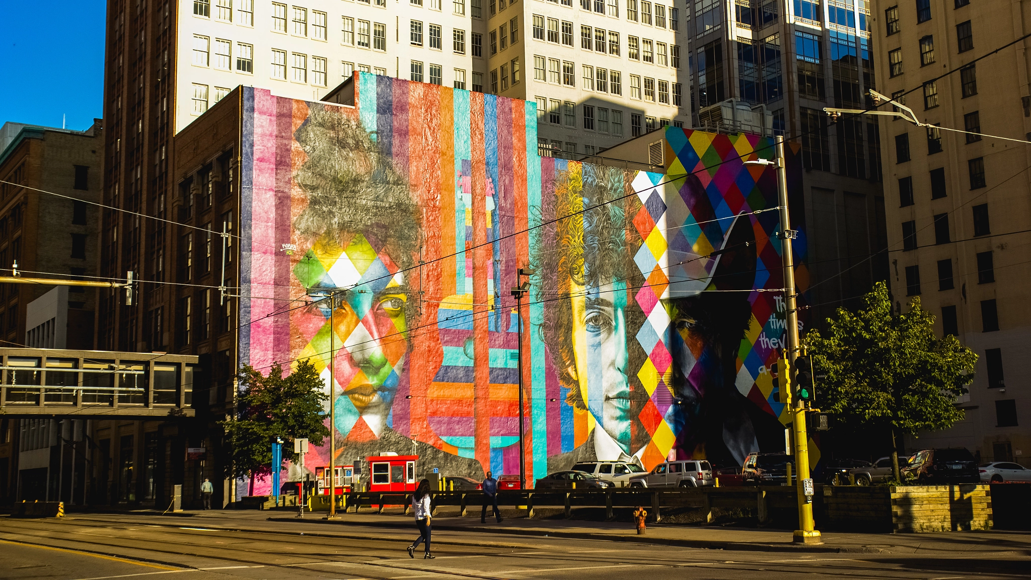 Sigma 18-35mm f/1.8 DC HSM sample photo. Bob dylan mural photography