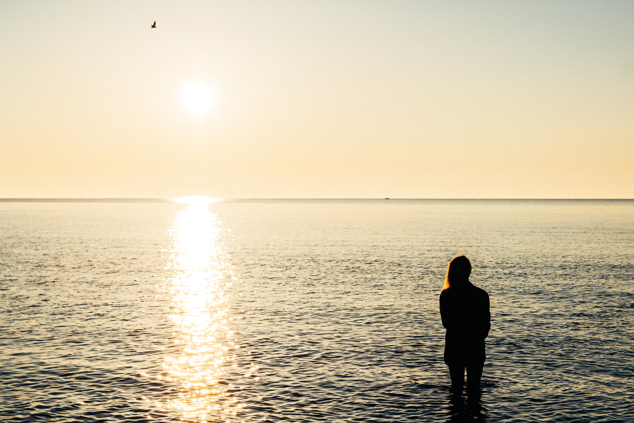 Sony a6300 sample photo. Girl on sunset photography