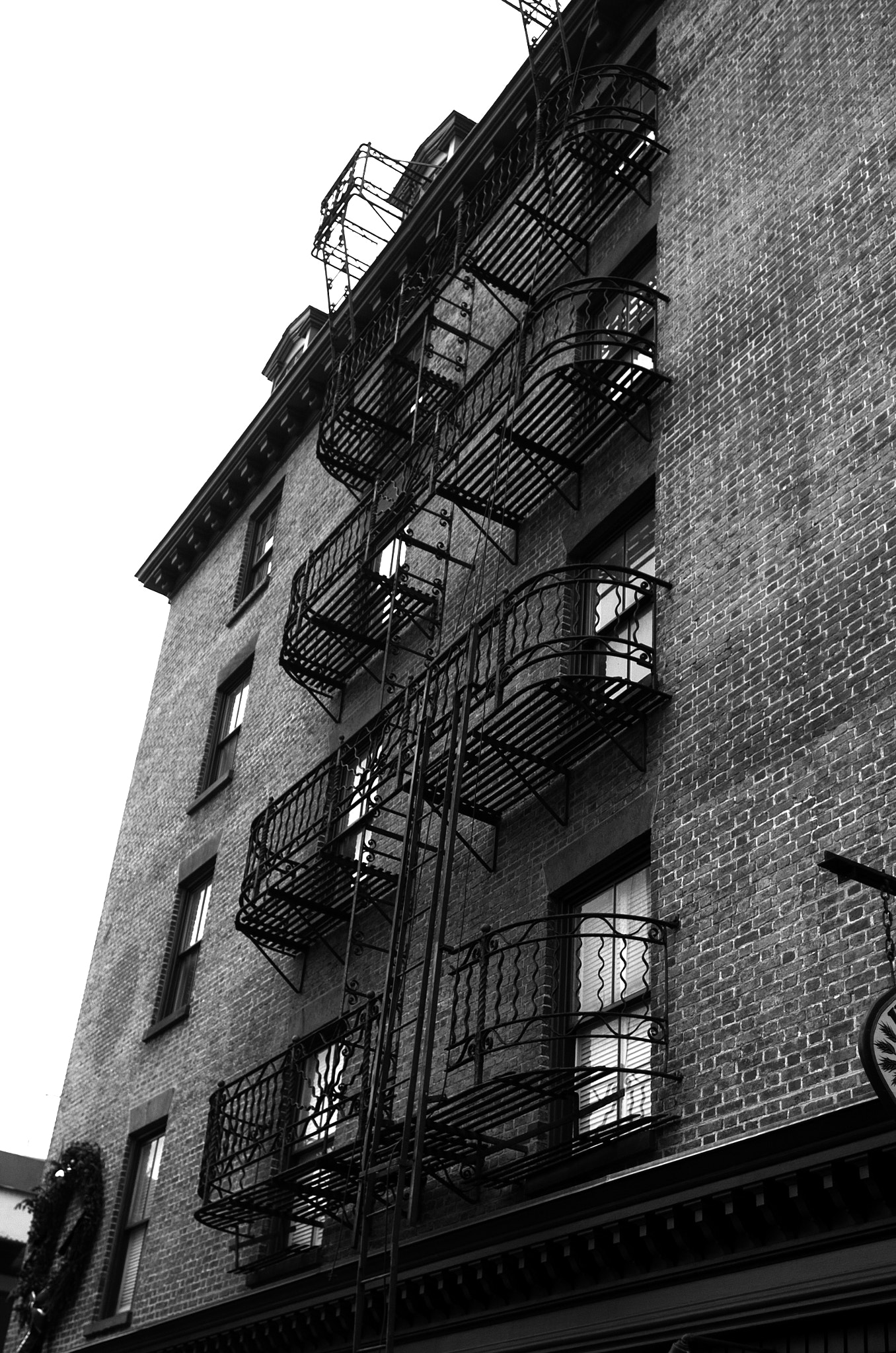 Nikon D2H sample photo. Fireescape photography