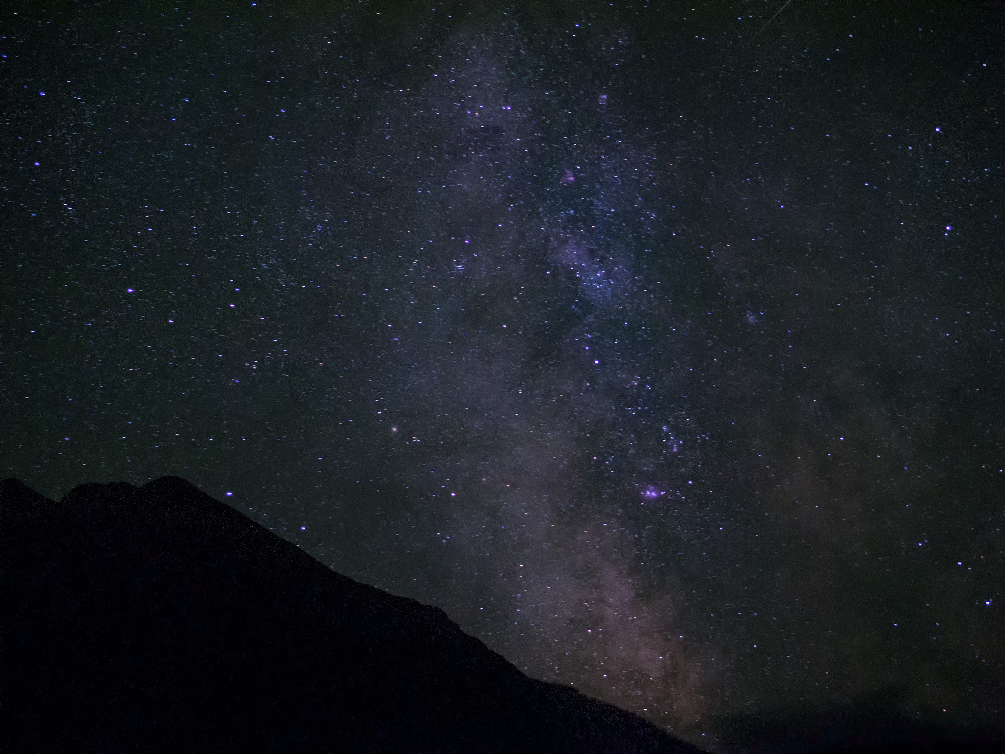 Panasonic Lumix G X Vario 35-100mm F2.8 OIS sample photo. Milky way and comet photography