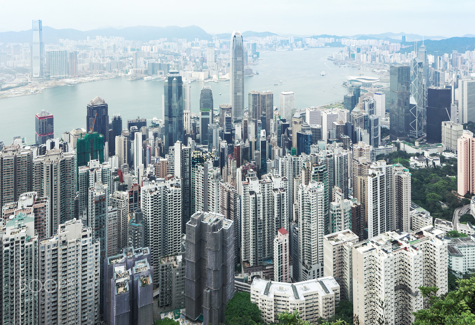 Canon TS-E 24.0mm f/3.5 L II sample photo. View of central hong kong photography