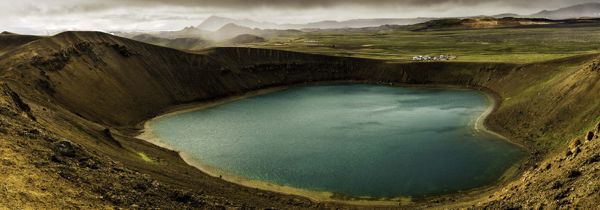 Olympus OM-D E-M10 II + Sigma 19mm F2.8 DN Art sample photo. Viti volcan in iceland photography