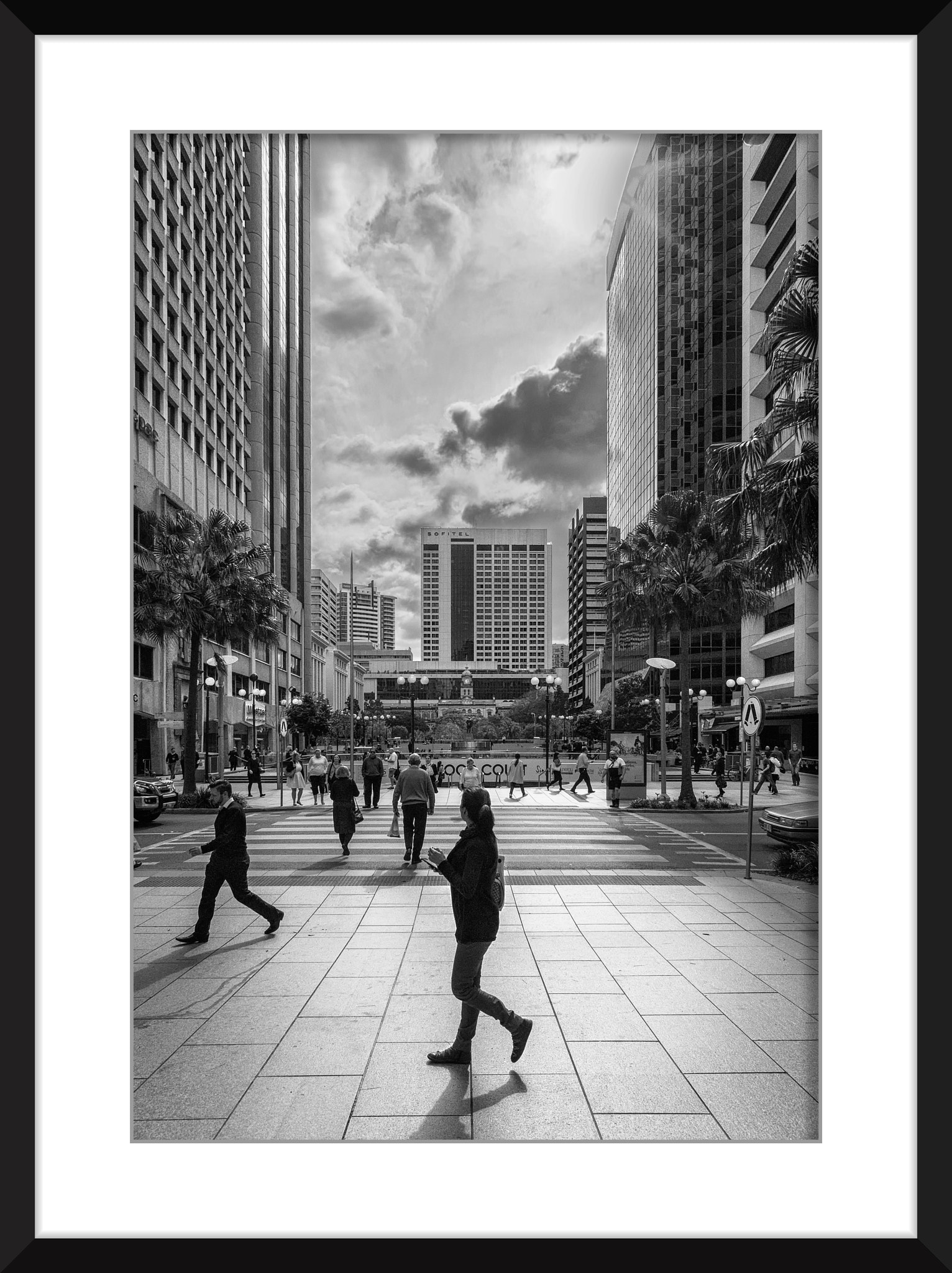 Pentax smc DA 12-24mm F4.0 ED AL (IF) sample photo. Brisbane city b&w photography