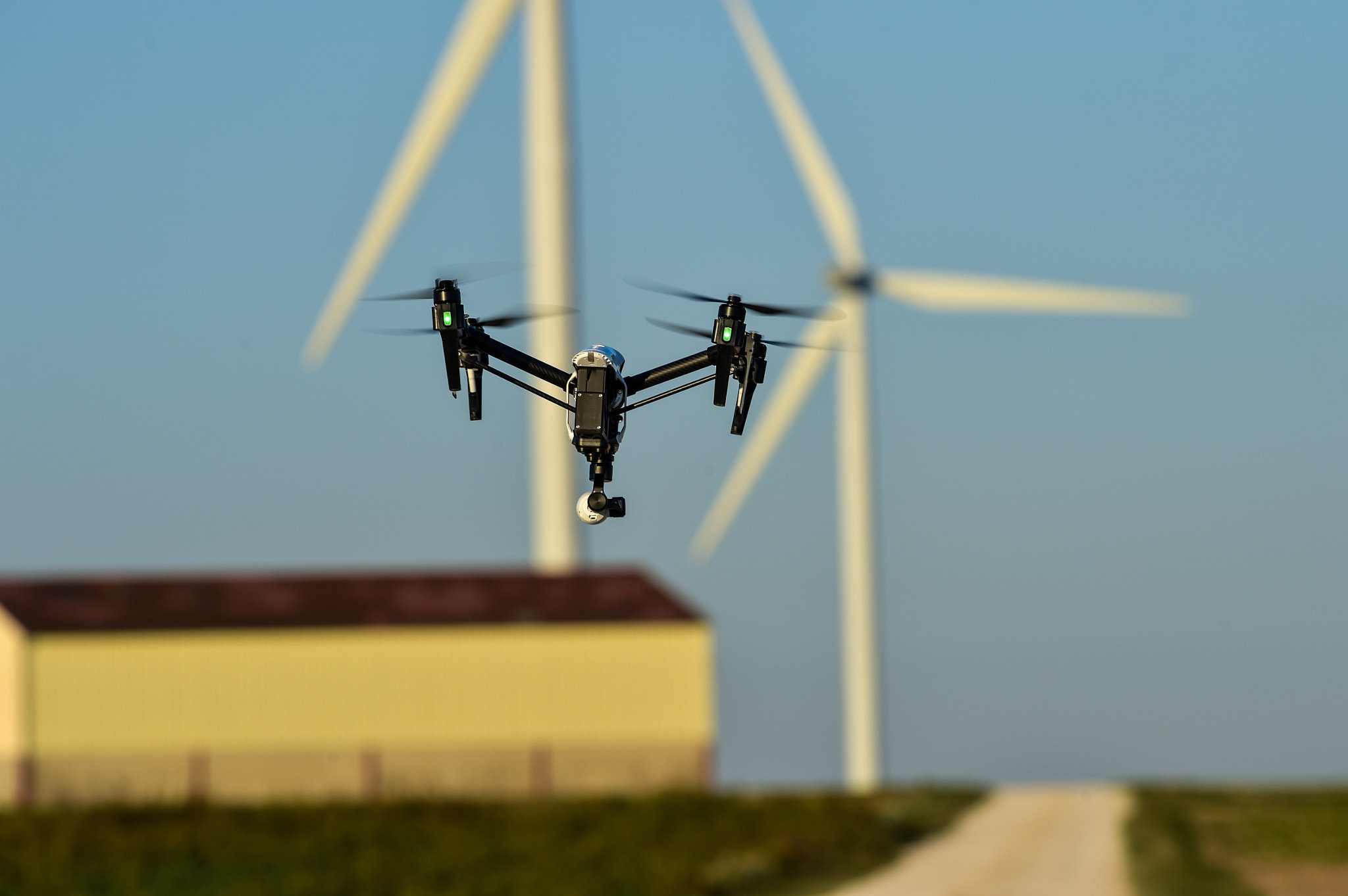 Nikon AF-S Nikkor 300mm F2.8G ED VR II sample photo. Drone wind farm monitoring champagne, france photography