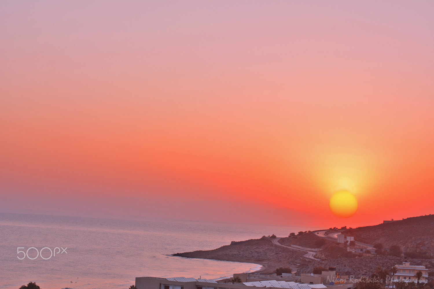 Nikon D5200 + AF Zoom-Nikkor 35-80mm f/4-5.6D sample photo. Sunrise in amnissos beach today photography