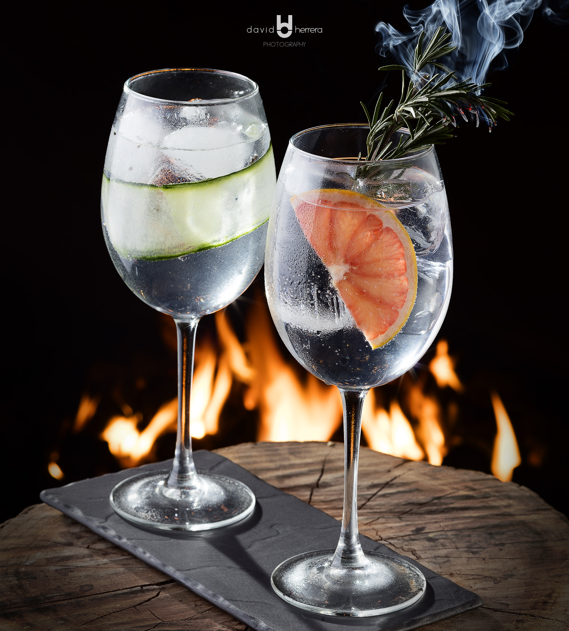 Sigma 105mm F2.8 EX DG Macro sample photo. Smokey drinks photography