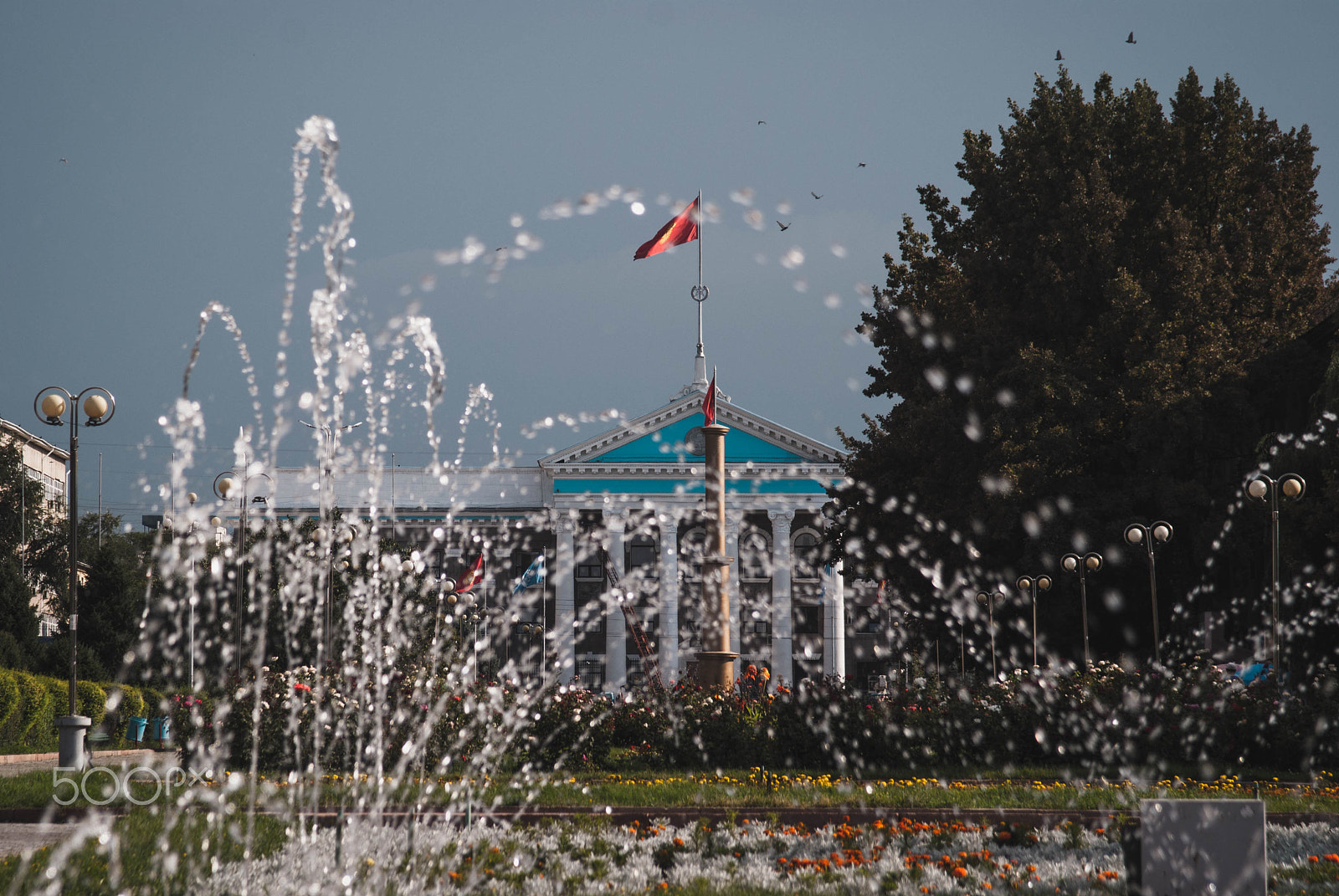 Sony Alpha DSLR-A200 sample photo. City hall photography