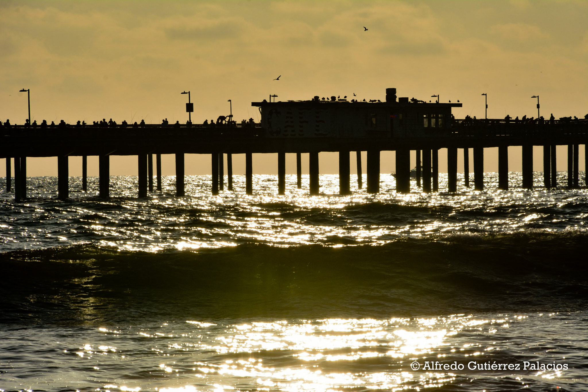 Sigma 18-200mm F3.5-6.3 DC OS HSM sample photo. Ocean beach pier photography