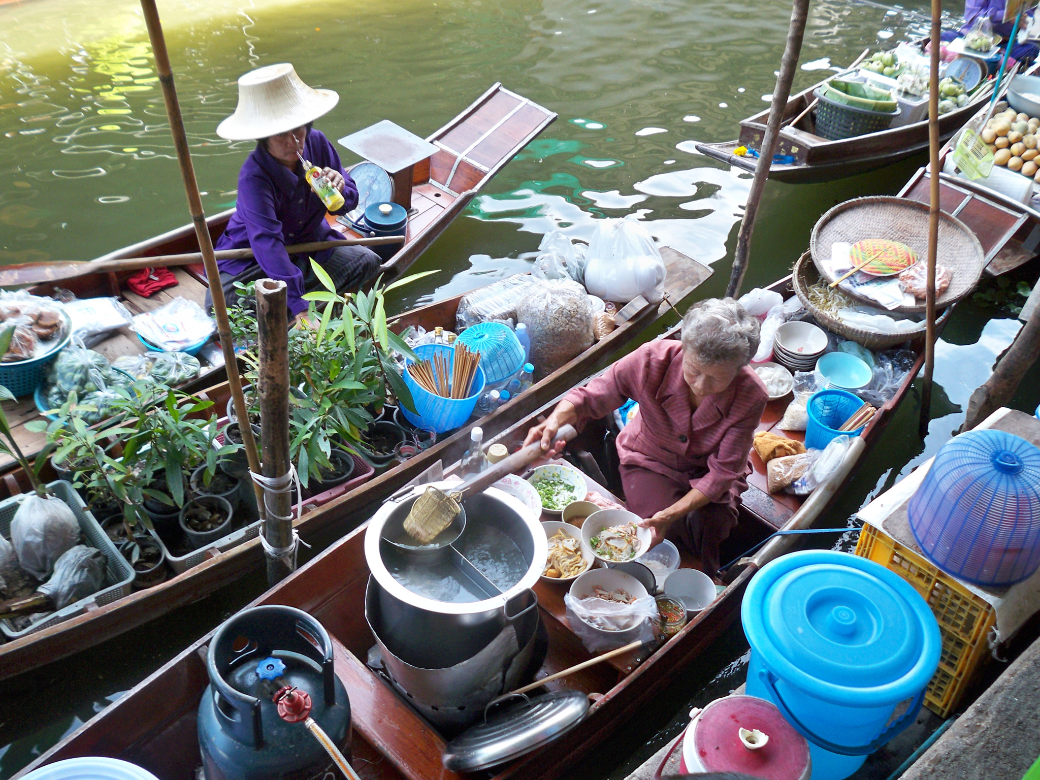Kodak EasyShare M1033 sample photo. Floatting market, bangkok, thailand photography