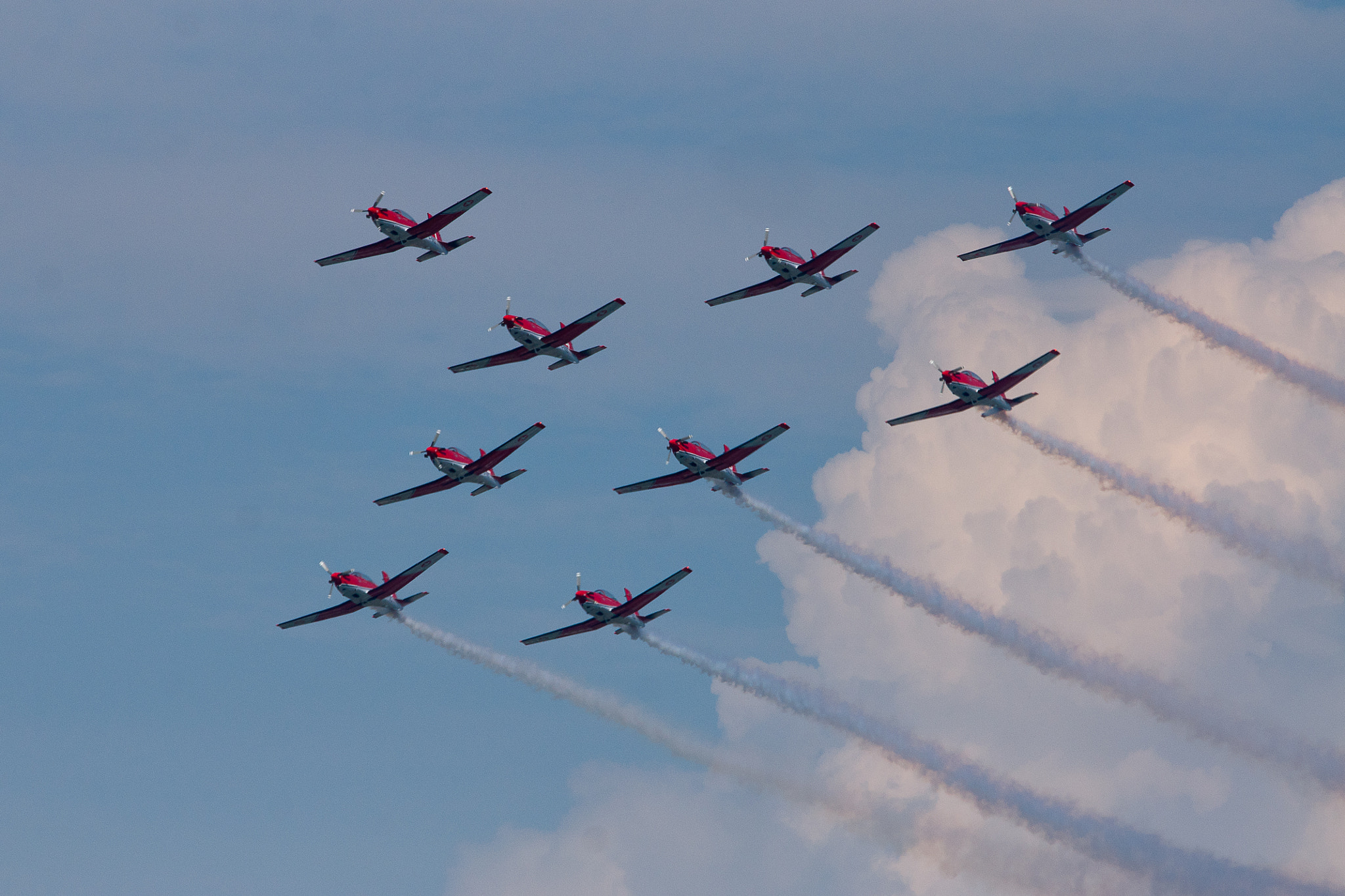Sony Alpha DSLR-A700 sample photo. Patrouille suisse photography