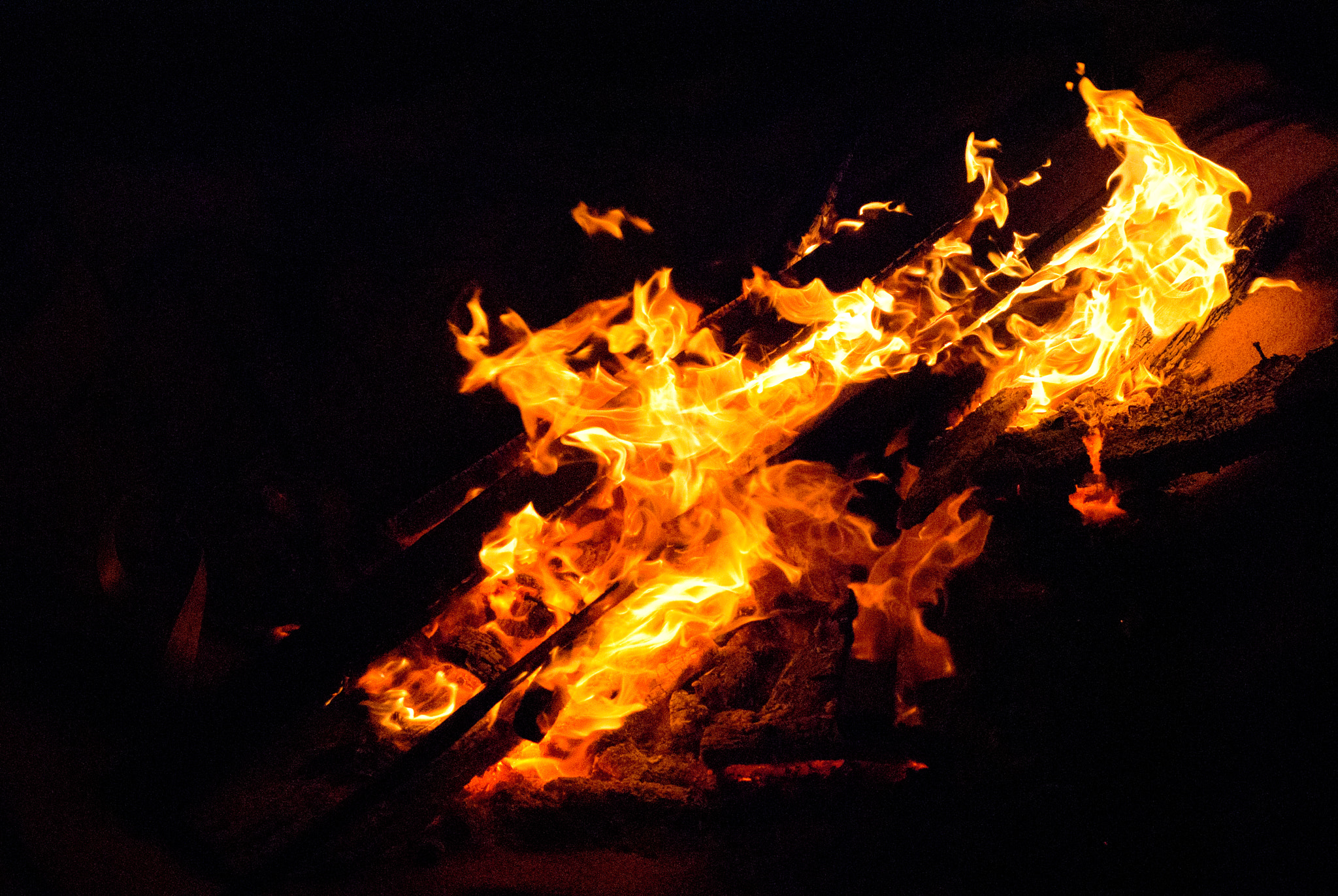 Nikon D3000 + Nikon AF Nikkor 50mm F1.8D sample photo. On fire photography