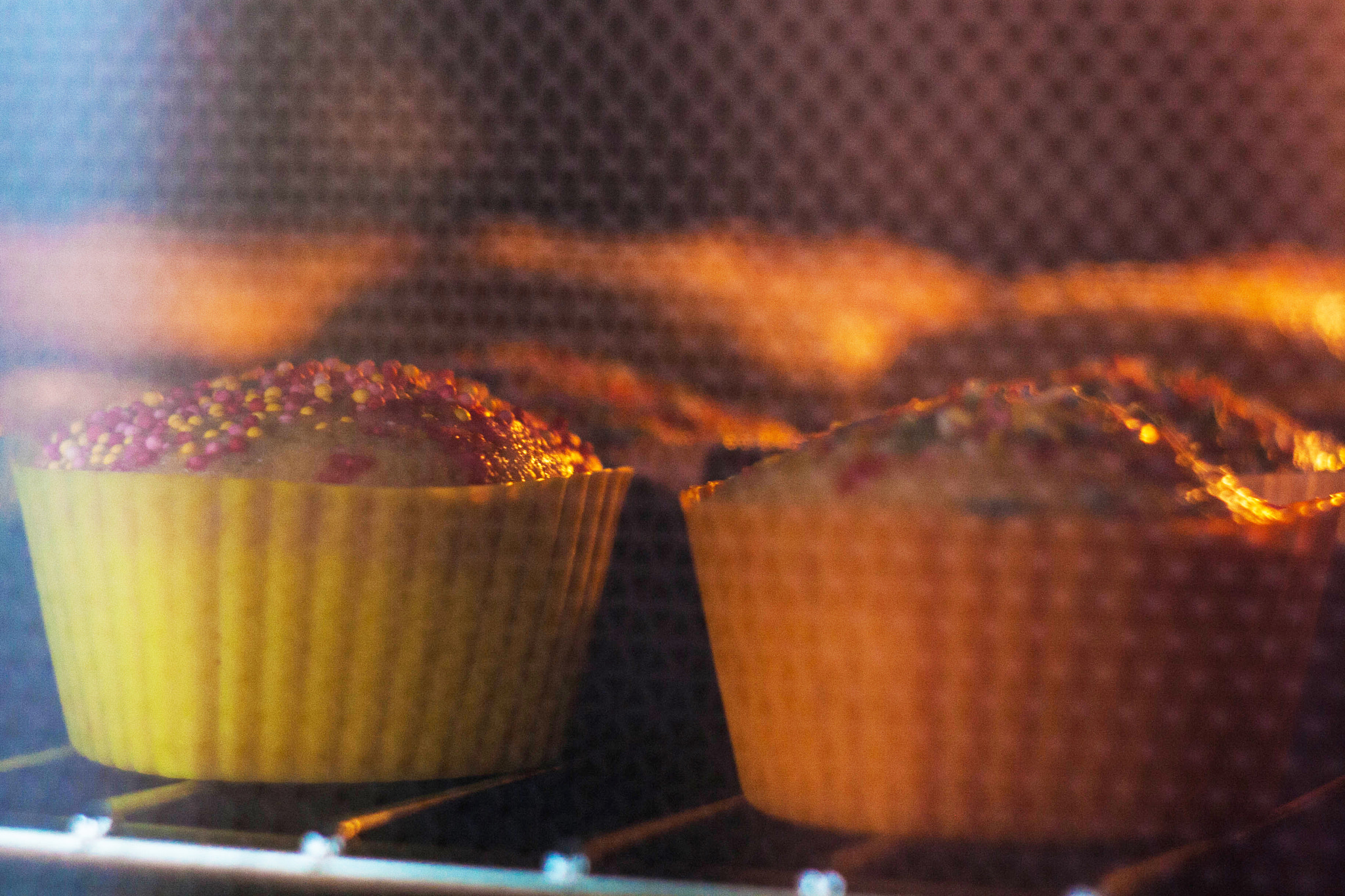 Canon EF 35-80mm f/4-5.6 sample photo. Cupcakes in warm photography