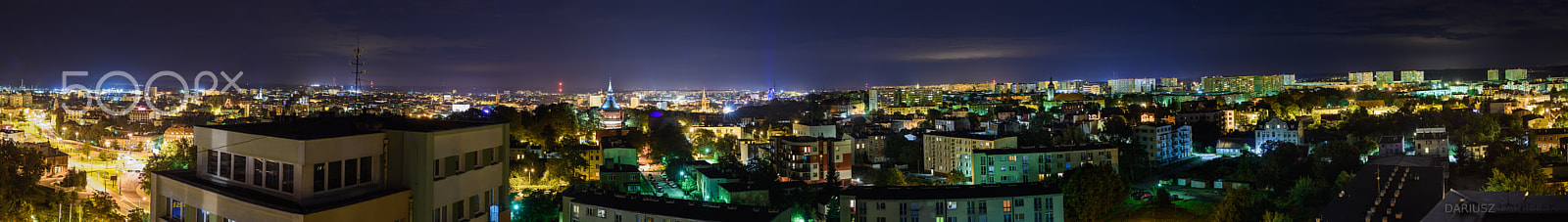 Nikon D810 + Nikon AF Nikkor 85mm F1.8D sample photo. Bydgoszcz at night. photography