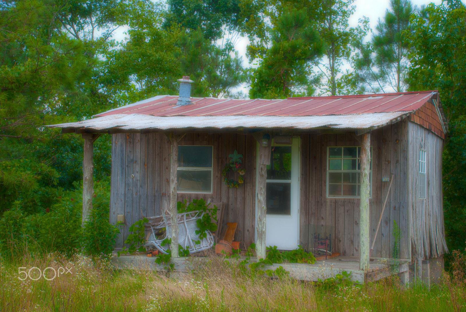 Nikon D40X sample photo. Cabin near corinth photography