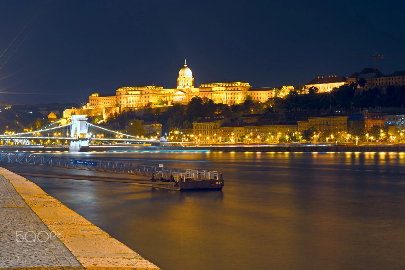 Nikon D7100 + AF Nikkor 50mm f/1.8 sample photo. Royal palace of buda in budapest photography