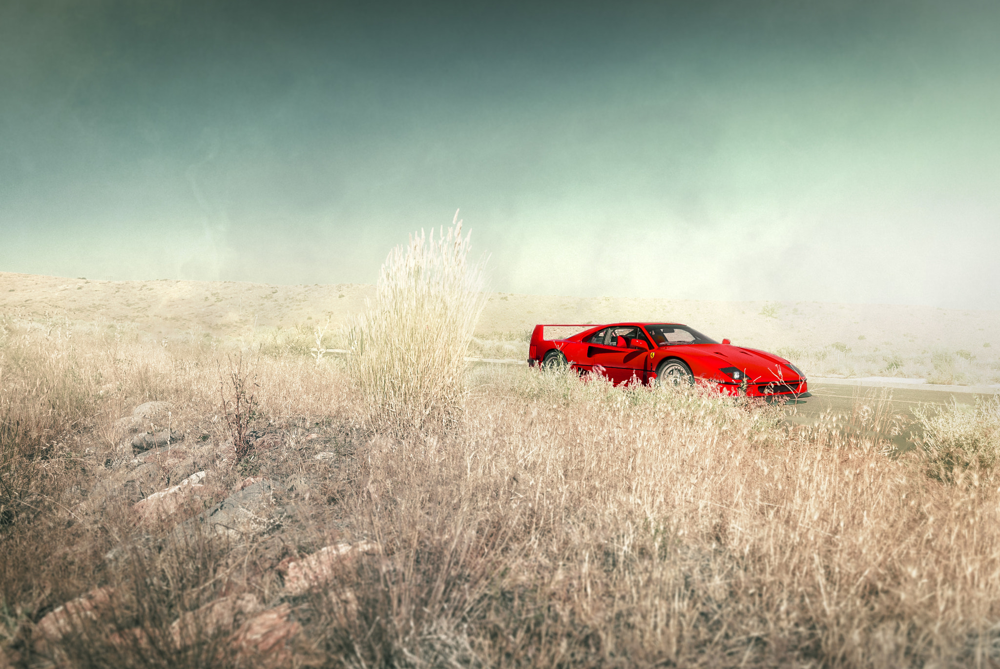 Nikon D3000 sample photo. Ferrari f40 | unicorn photography