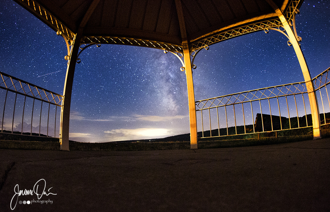 Canon EF 15mm F2.8 Fisheye sample photo. Milky way front porch photography