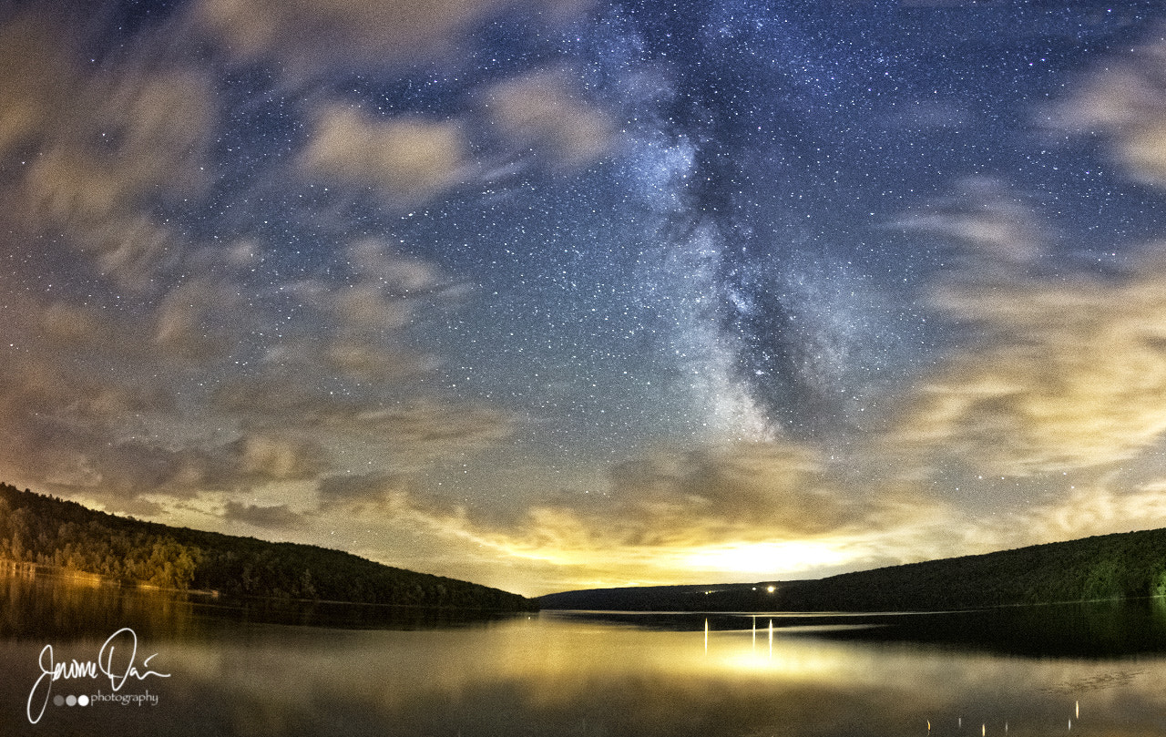 Canon EOS-1D X + Canon EF 15mm F2.8 Fisheye sample photo. Milky way clouds photography