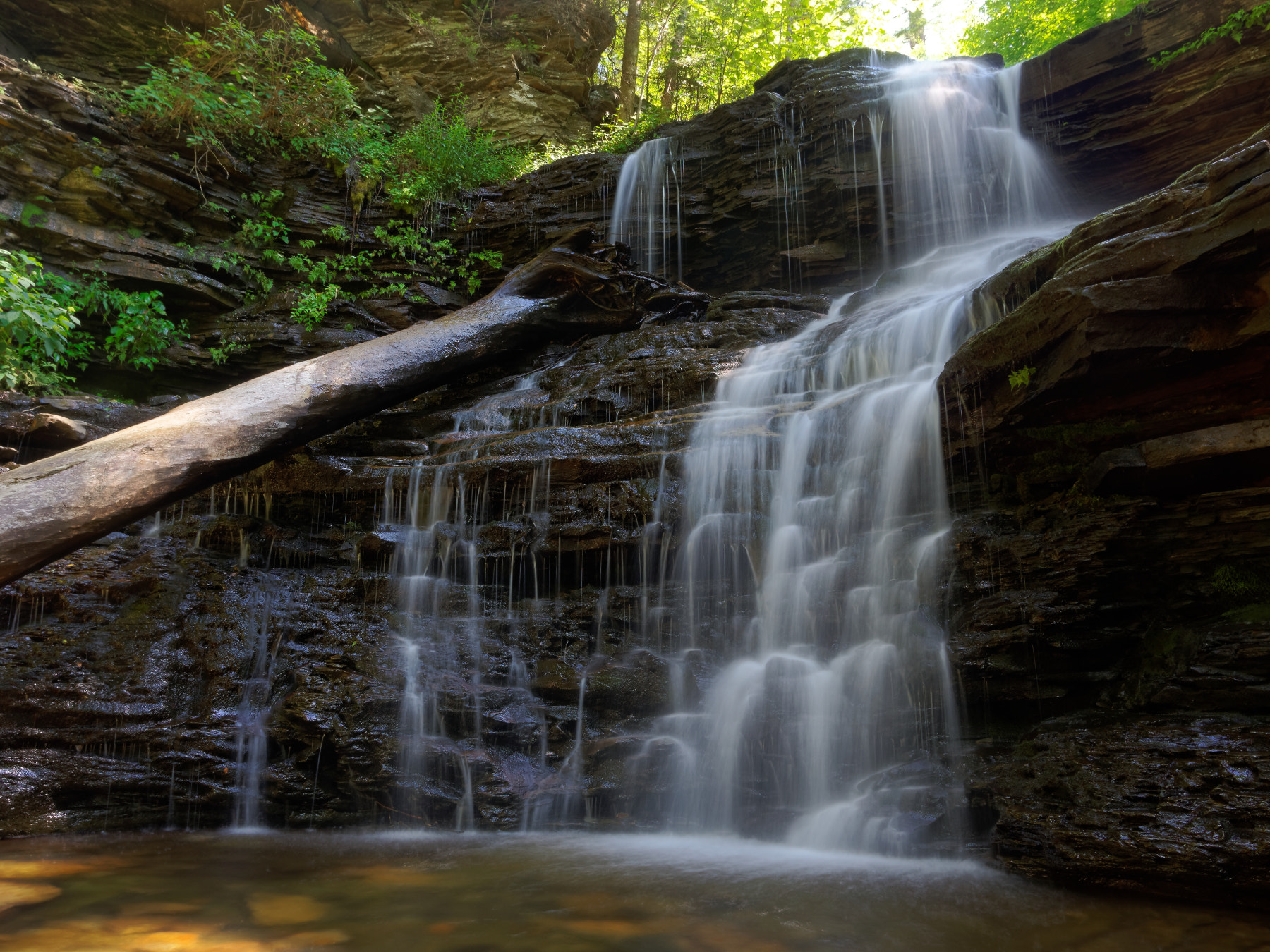 Pentax K-3 II sample photo. Shawnee waterfall photography