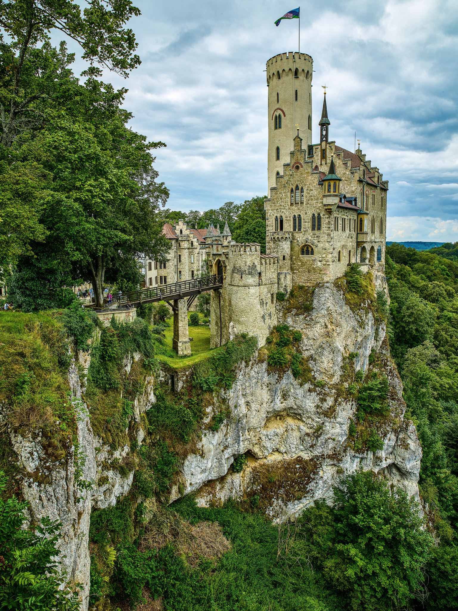 Phase One IQ3 100MP sample photo. Lichtenstein castle photography